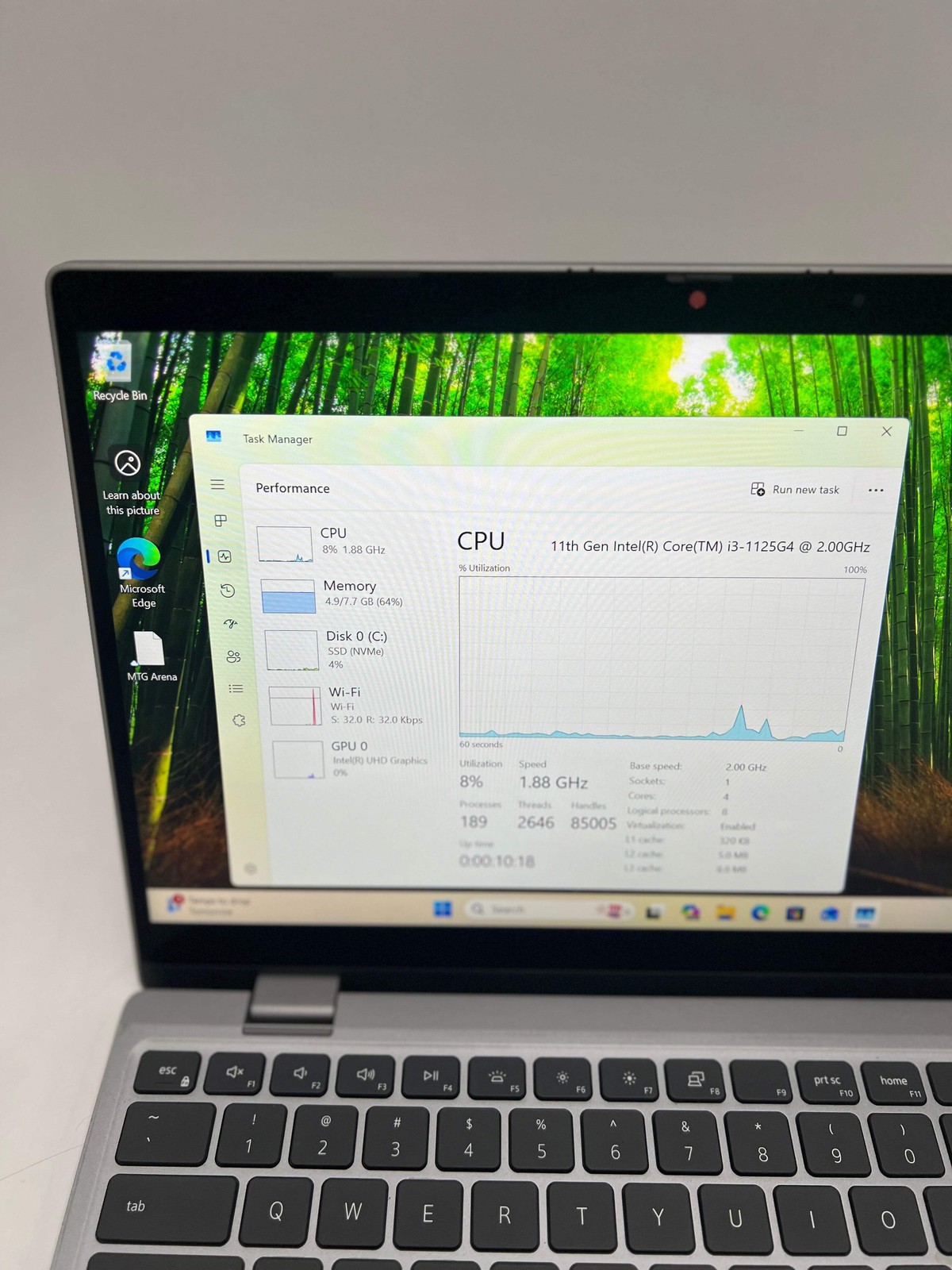 Dell Latitude 3330 Laptop i3 11th Gen 8GB RAM 256GB Gray Used