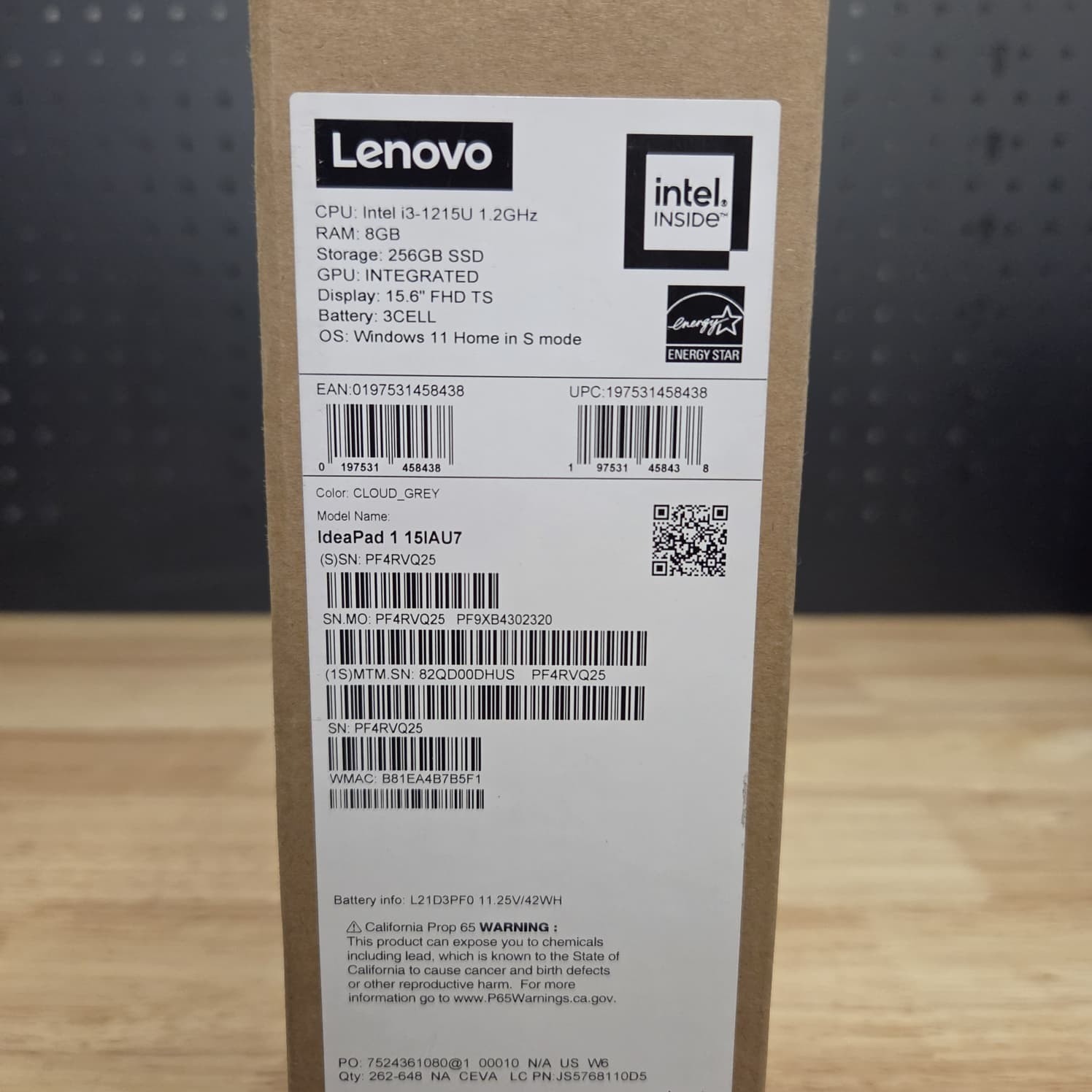 Lenovo IdeaPad 1 15IAU7