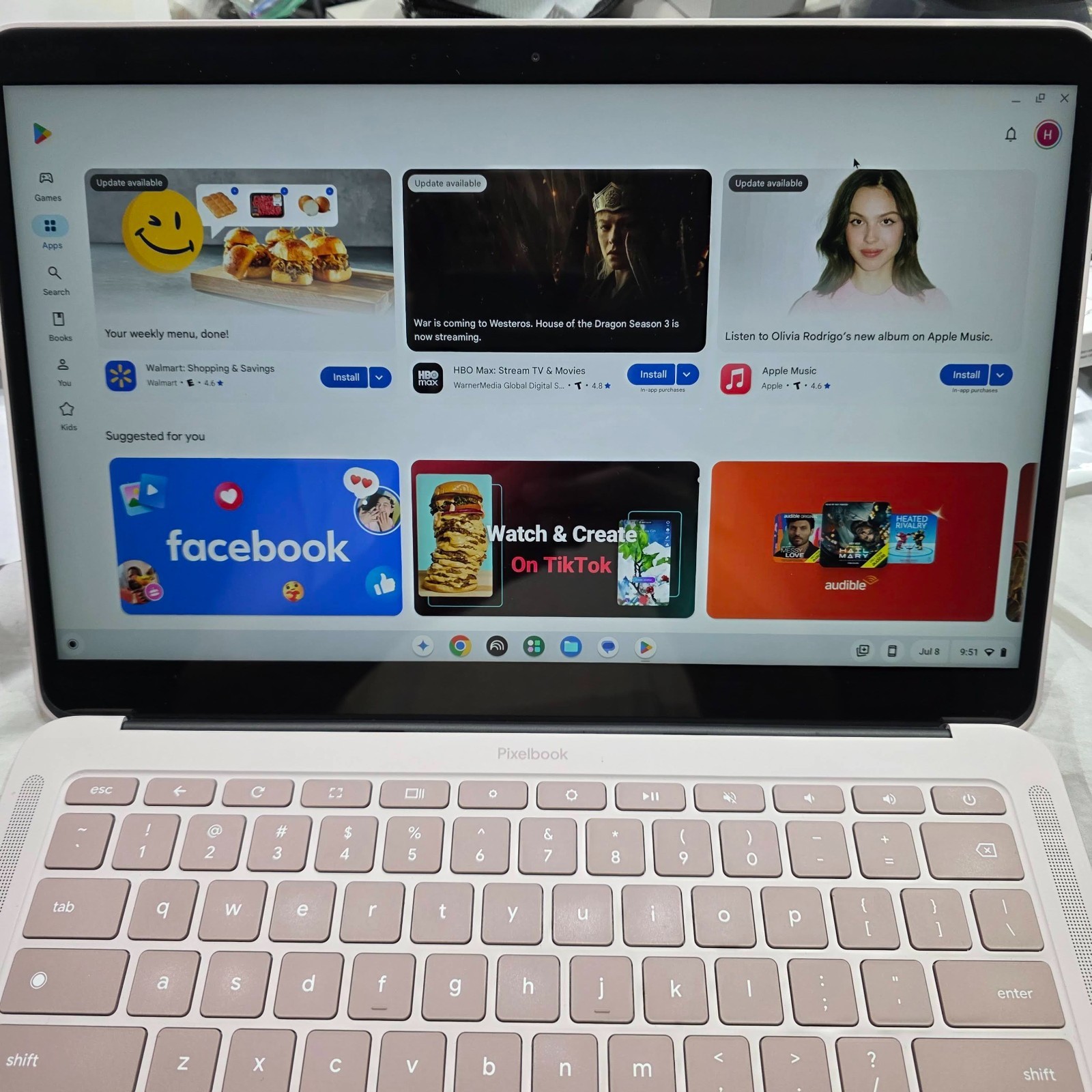 Google Pixelbook Go – NOT PINK – Chromebook 4K/UHD TOUCH i7-8th Gen 16GB 256GB