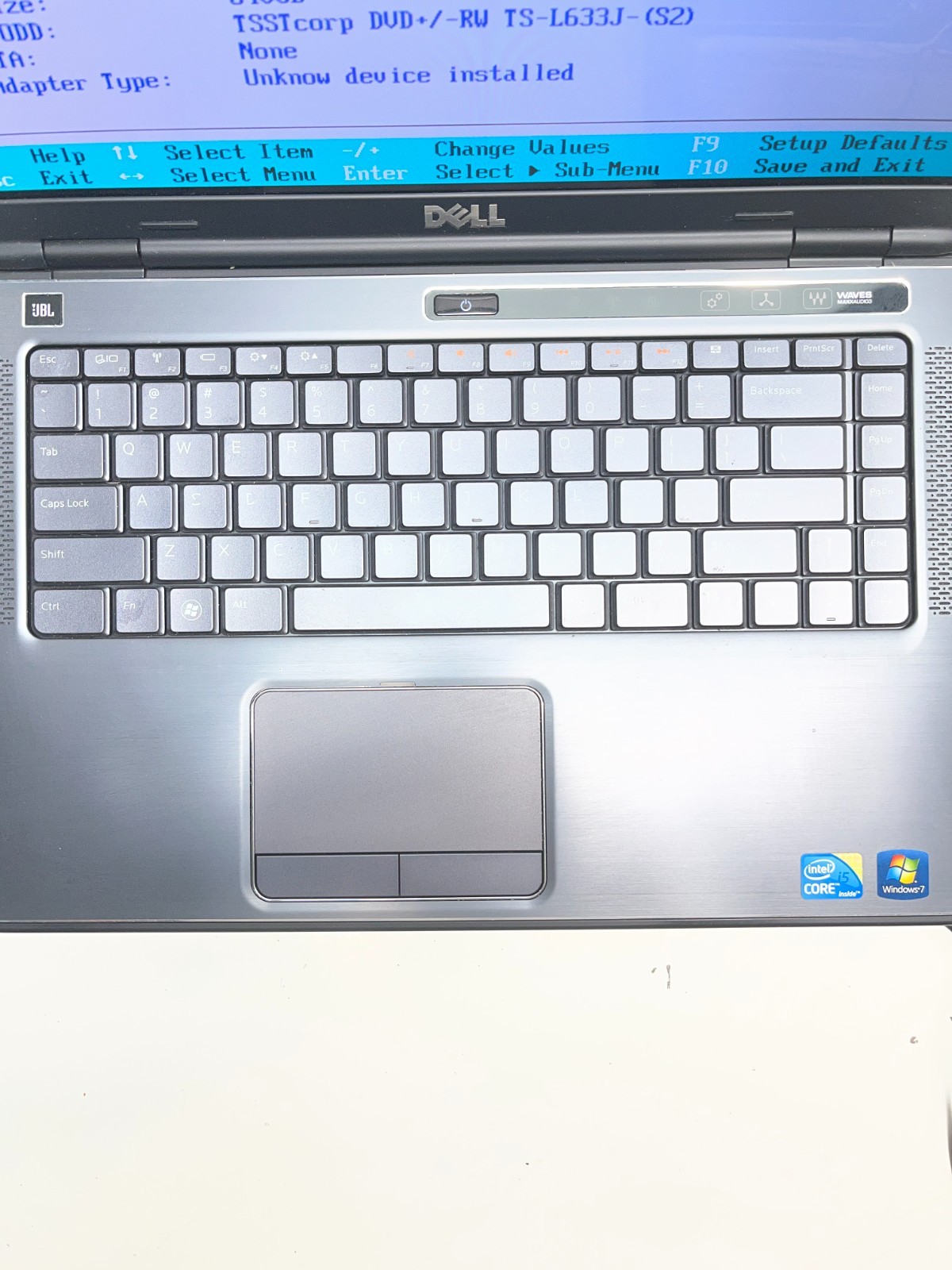 Dell XPS L501X Intel Core i5 M460 2.53GHz 3GB NO HDD