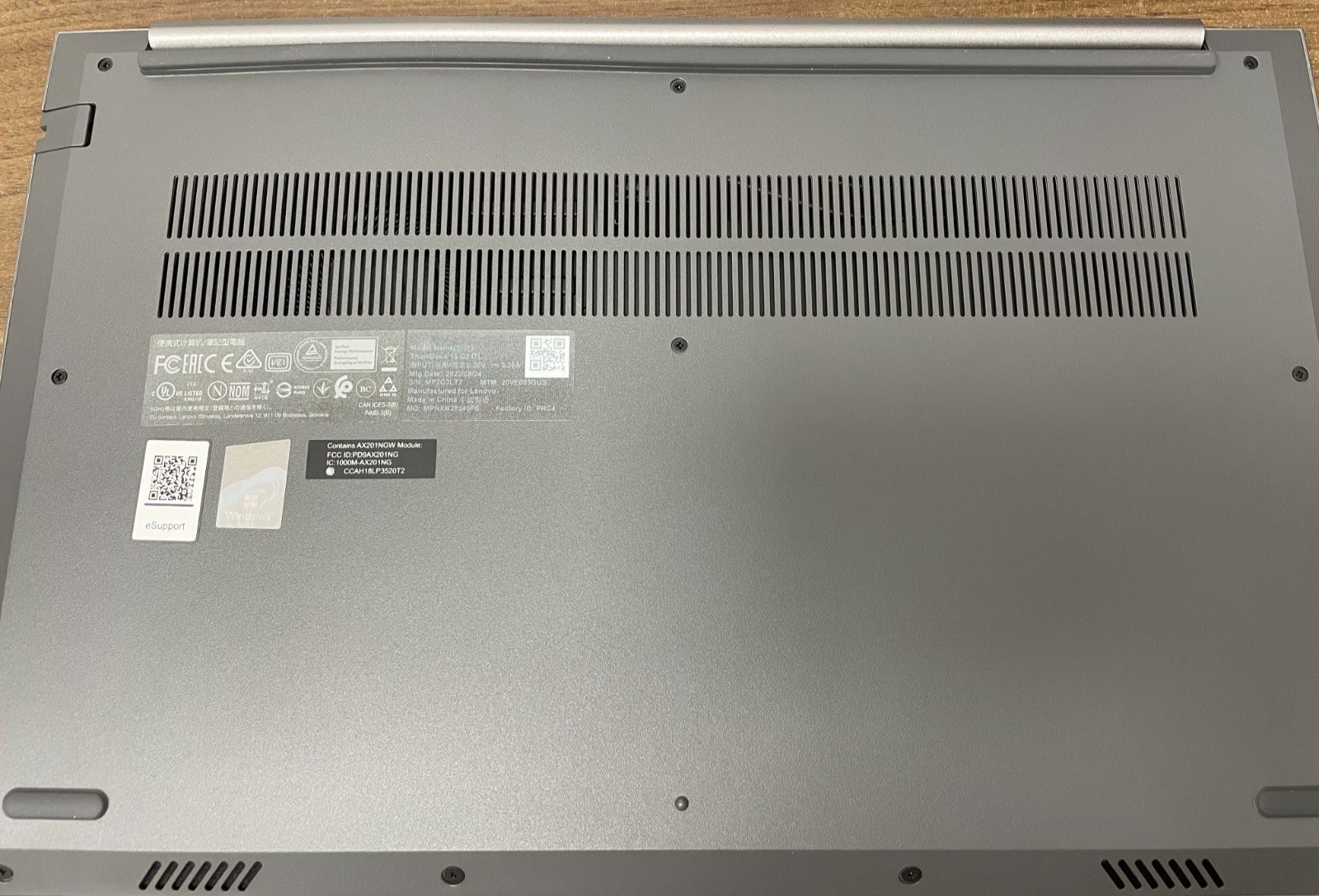 Lenovo ThinkBook 15 G2 i5-1135G7 8GB 256GB, Cracked Screen/Bent (READ)