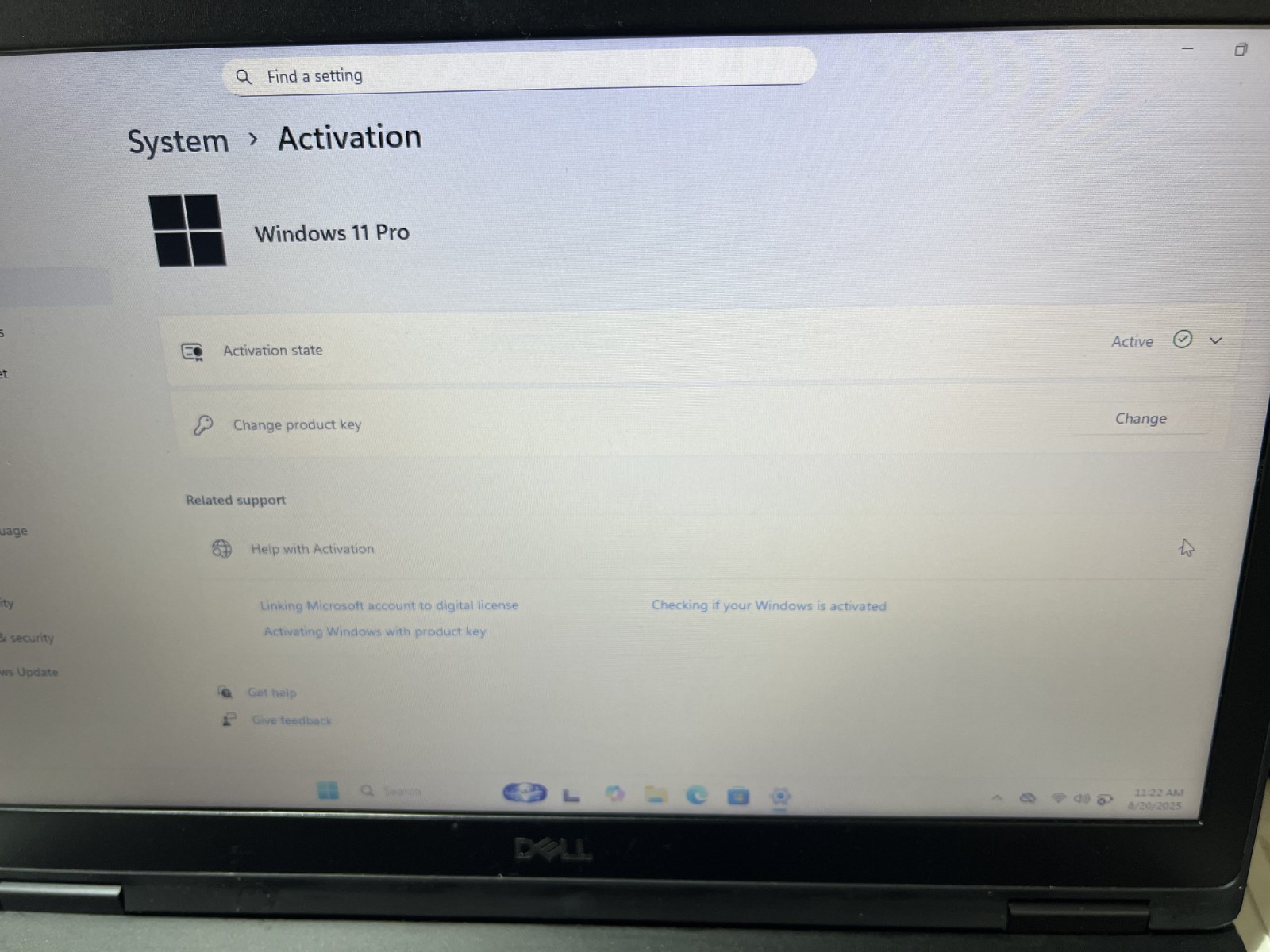 DELL LATITUDE 5591 i5-8300H@2.30GHz 12GB RAM 256GB SSD W11P WCHARGER *READ