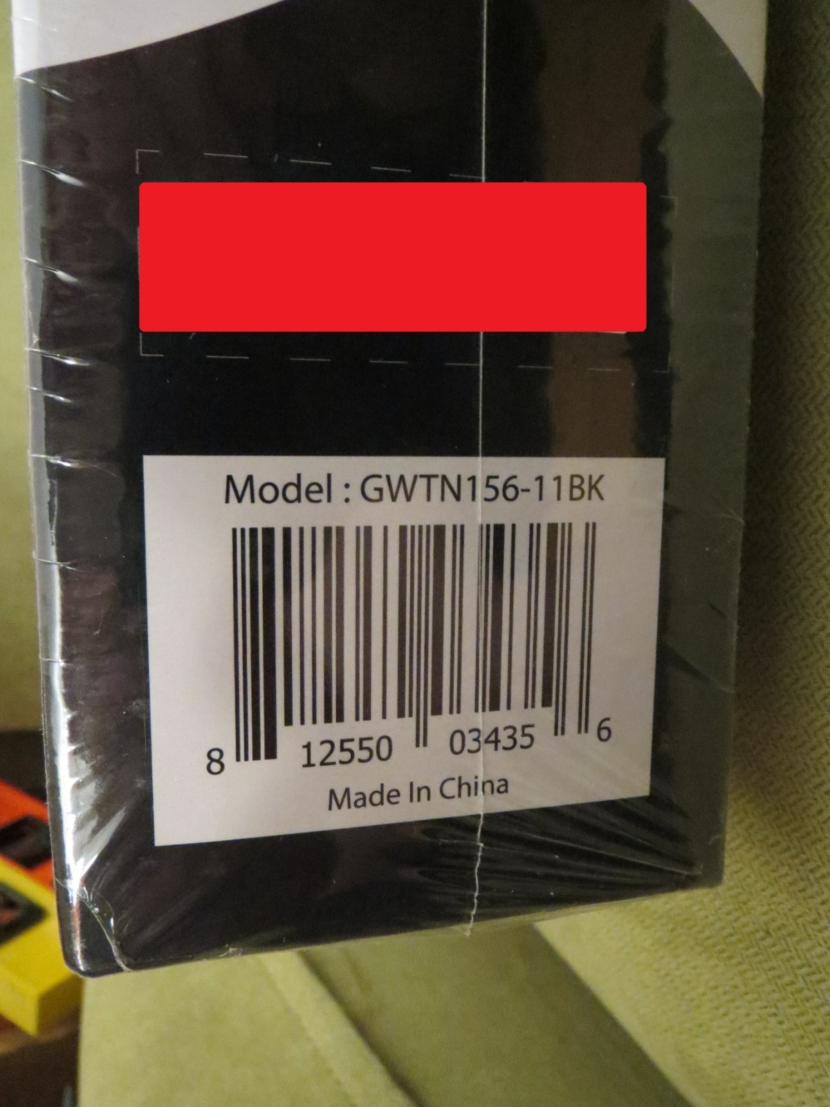 Gateway (Cow Theme) 15.6 inch Ultra Slim Notebook GWTN156-BK, EMPTY BOX ONLY