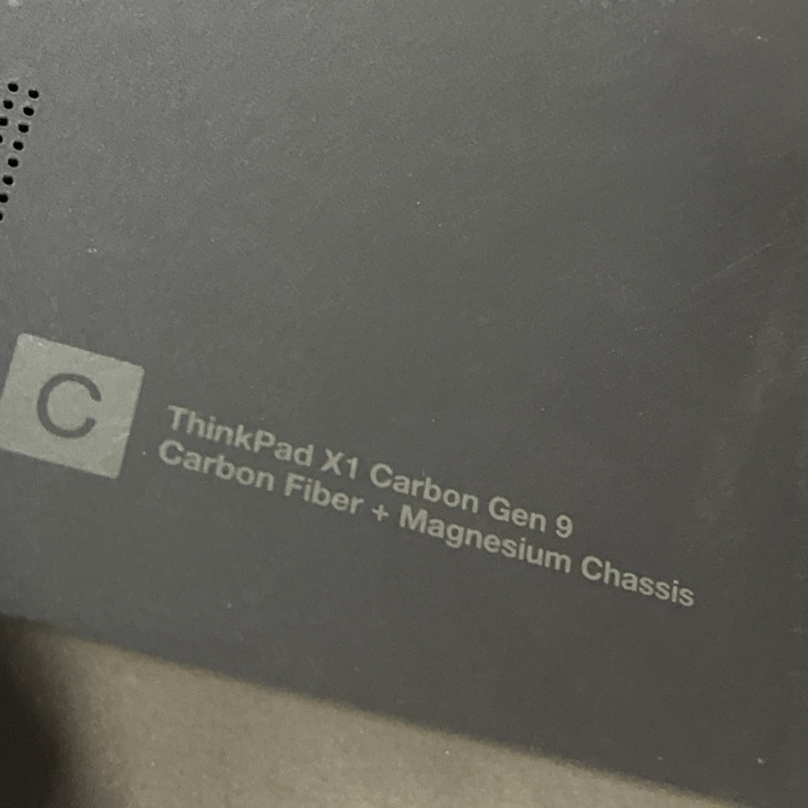 LENOVO THINKPAD X1 CARBON GEN 9 INTEL CORE I7-1185G7 3.00GHZ 16GB RAM NO HD