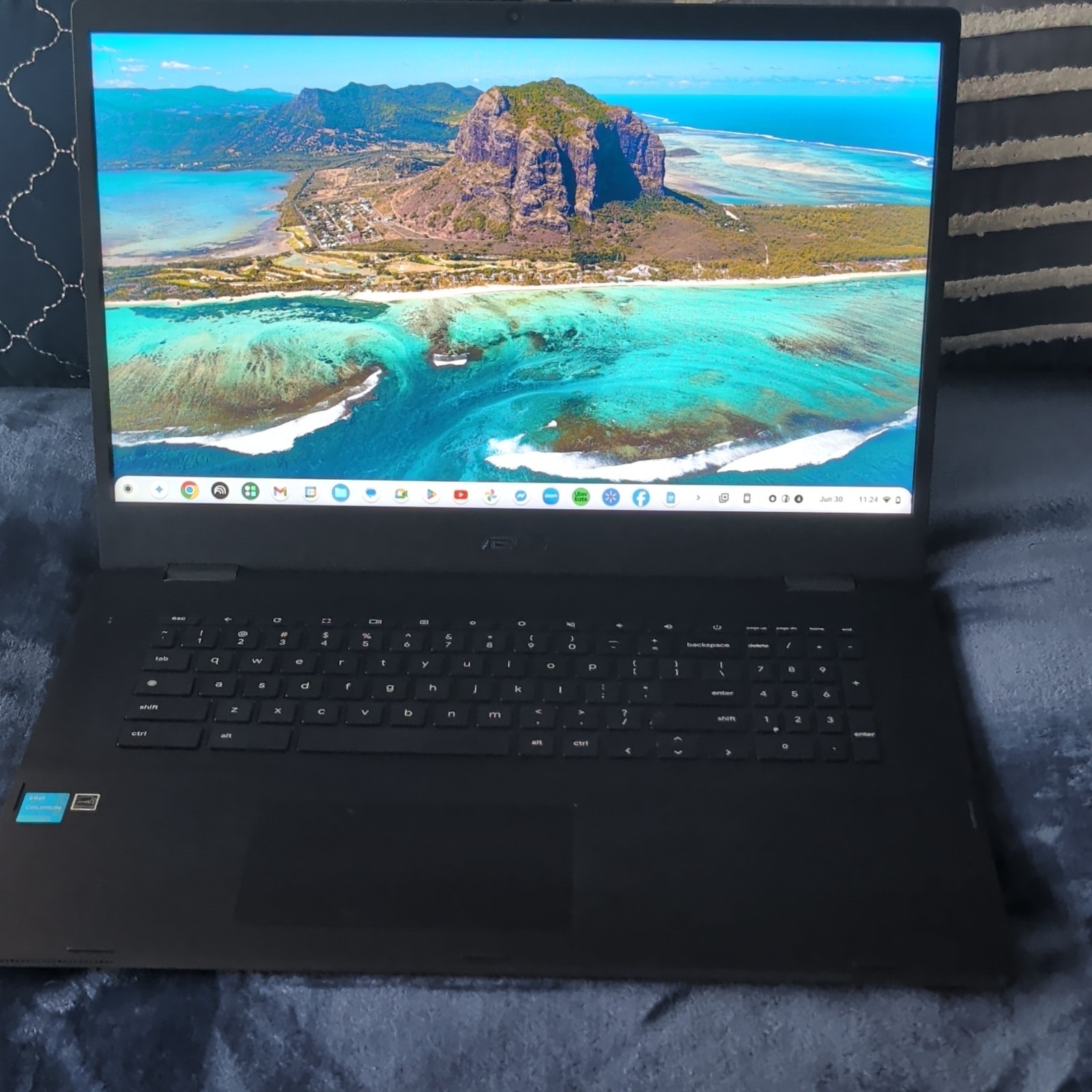 ASUS Chromebook 15.6″ FHD Chrome OS Celeron N4500 4GB 32GB eMMC Black