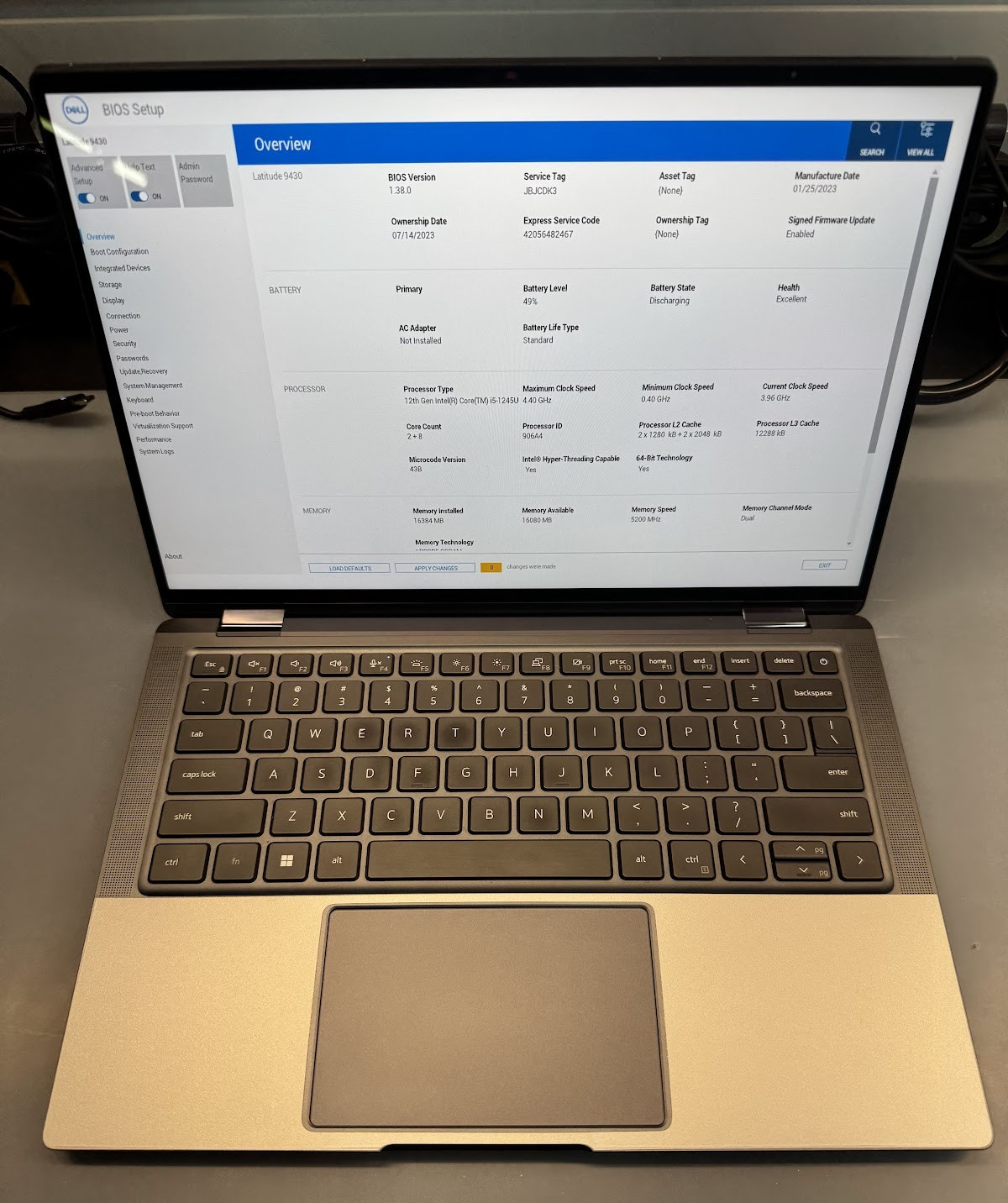 Dell Latitude 9430 14″ 2N1 INTEL CORE i5-1245U 256GB SSD 16GB RAM WIN11 *READ*