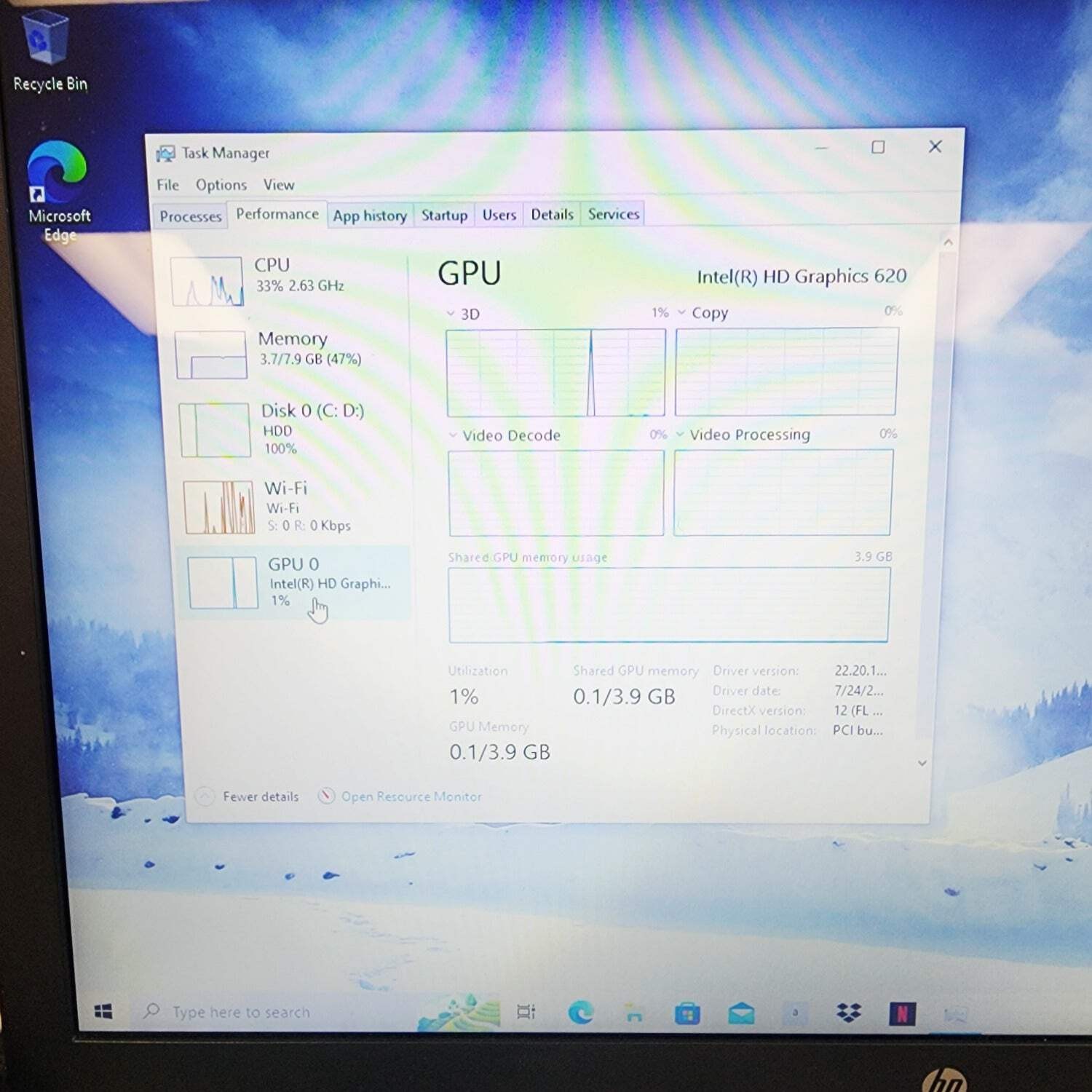 HP Laptop 17-BS049DX 17.3″ i5-7200U 2.5GHz 8GB RAM 1TB HDD