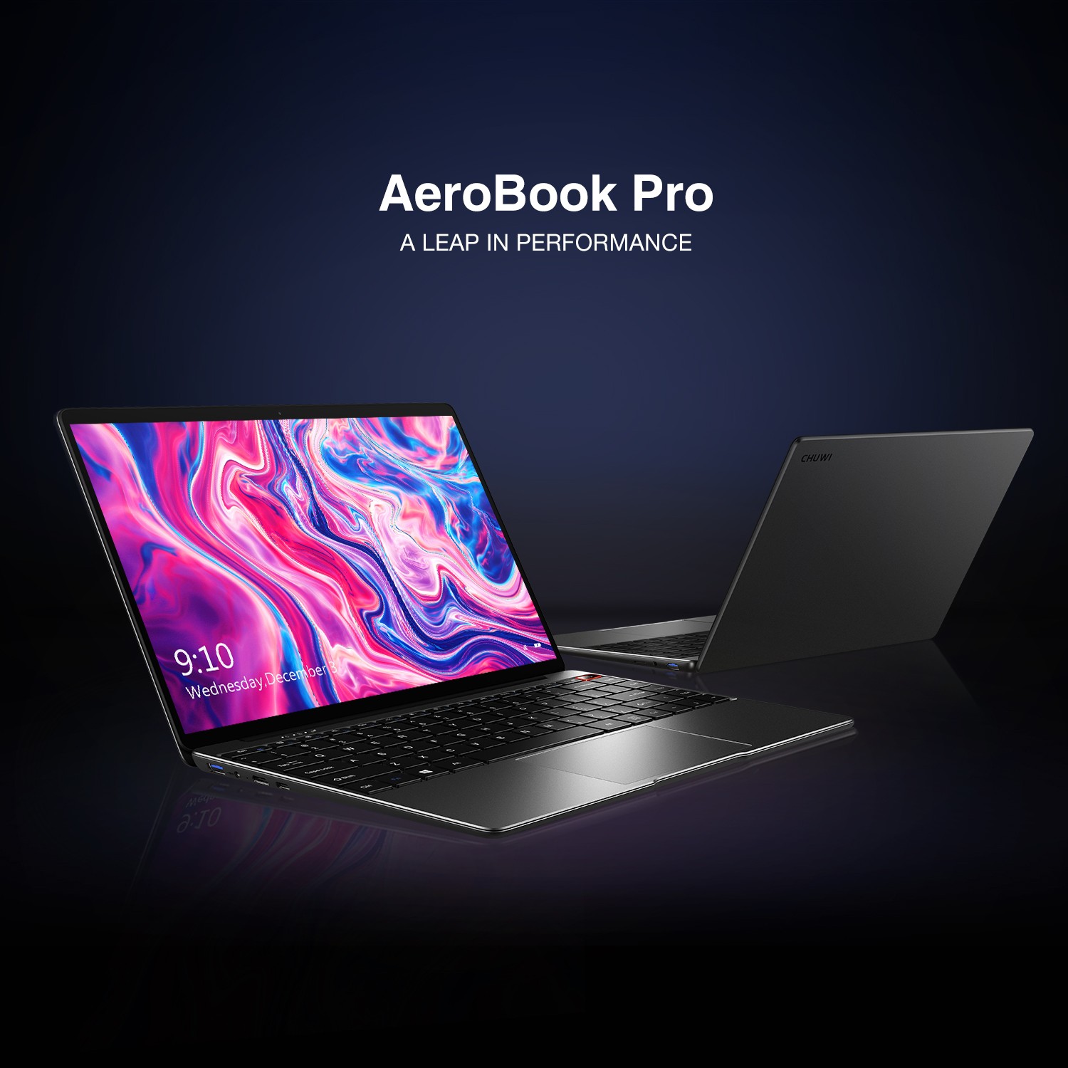 CHUWI 13.3in Aerobook Intel Core Laptop Computer 8G 256G Win11 Backlit keyboard