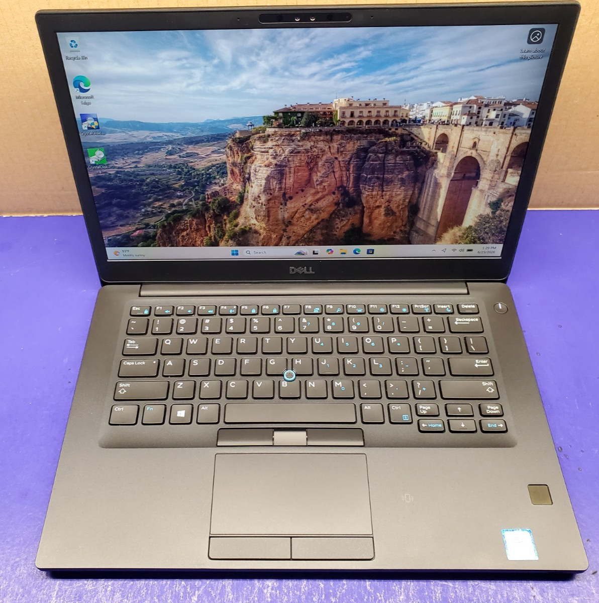 Dell Latitude 7490 Core i7-8650U@1.9GHz 16GBram 512ssd “Professionally Restored”