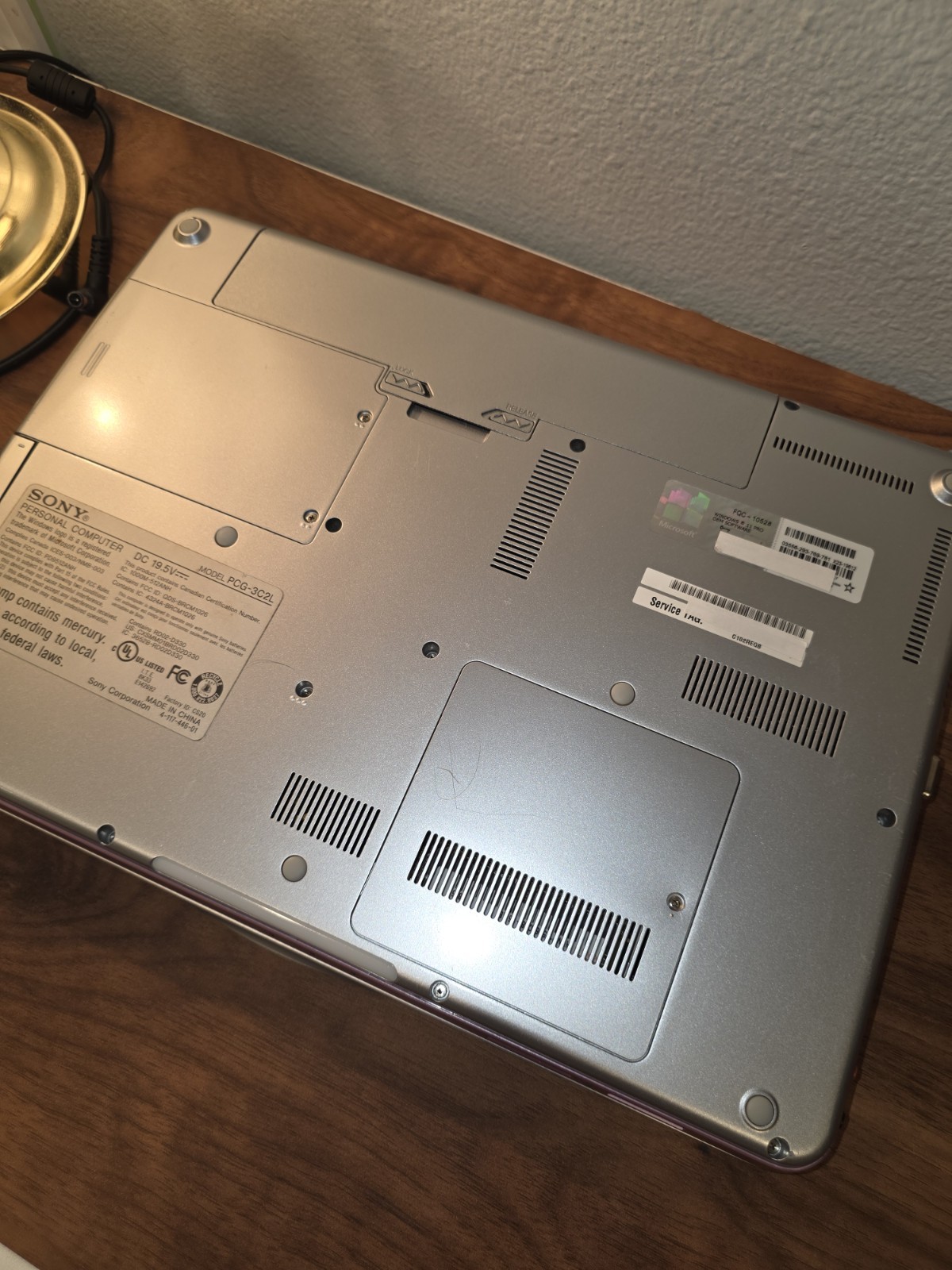 Pink Sony VAIO Laptop Core 2 Duo CPU 2.00GHz 1TB SSD!!! 4GB RAM Win 11 Pro 🩷