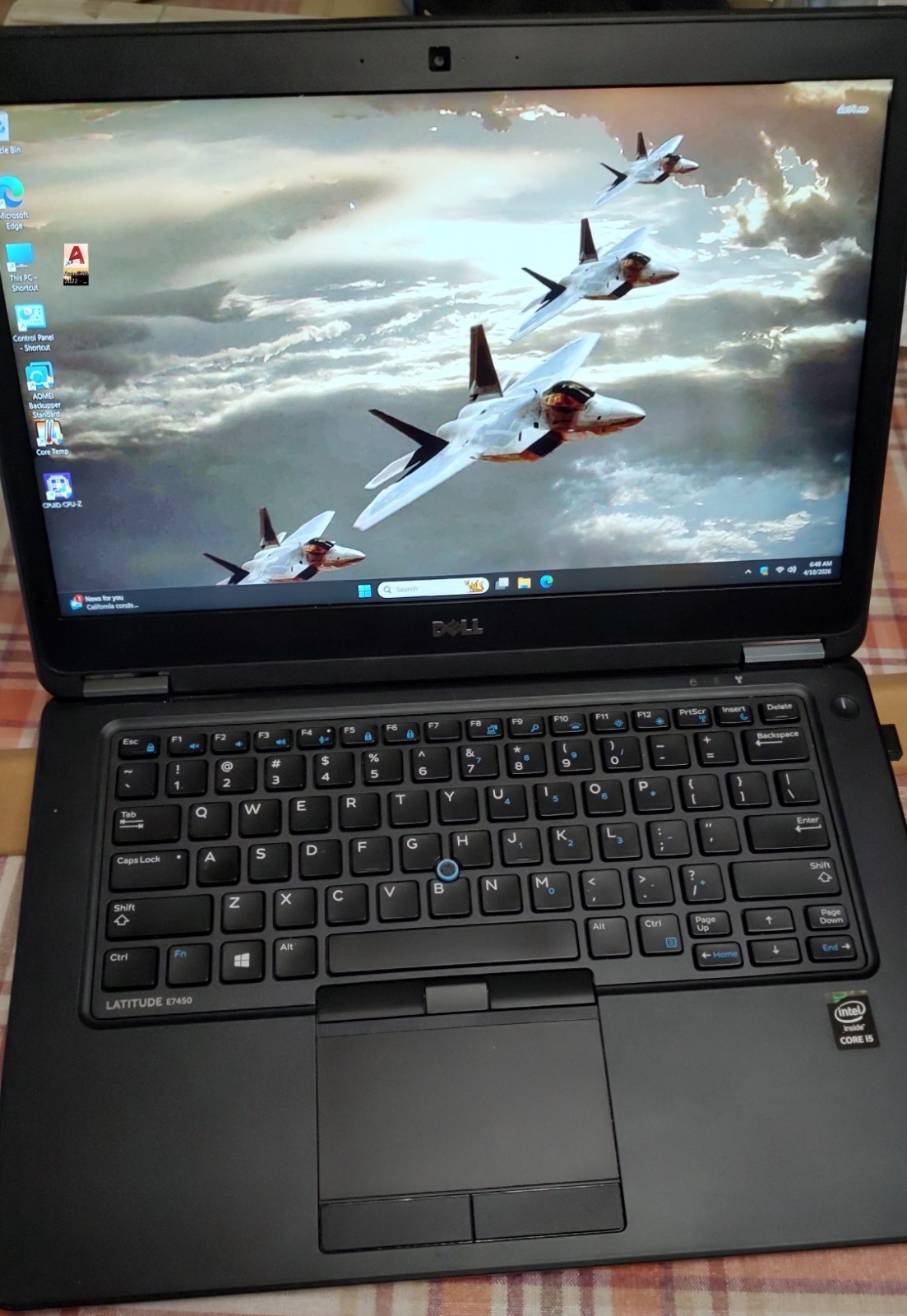 DELL 14″- AUTOCAD 2022/OFFICE2021-ADOBE/-WIN11 pro/ Runs GREAT