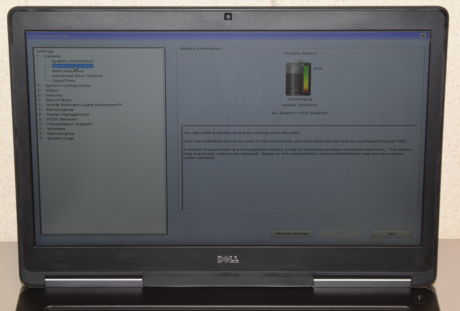 Dell Precision 7710 17.3″ i7-6820HQ 64GB DDR4 512GB NVMe Quadro M3000M 4GB