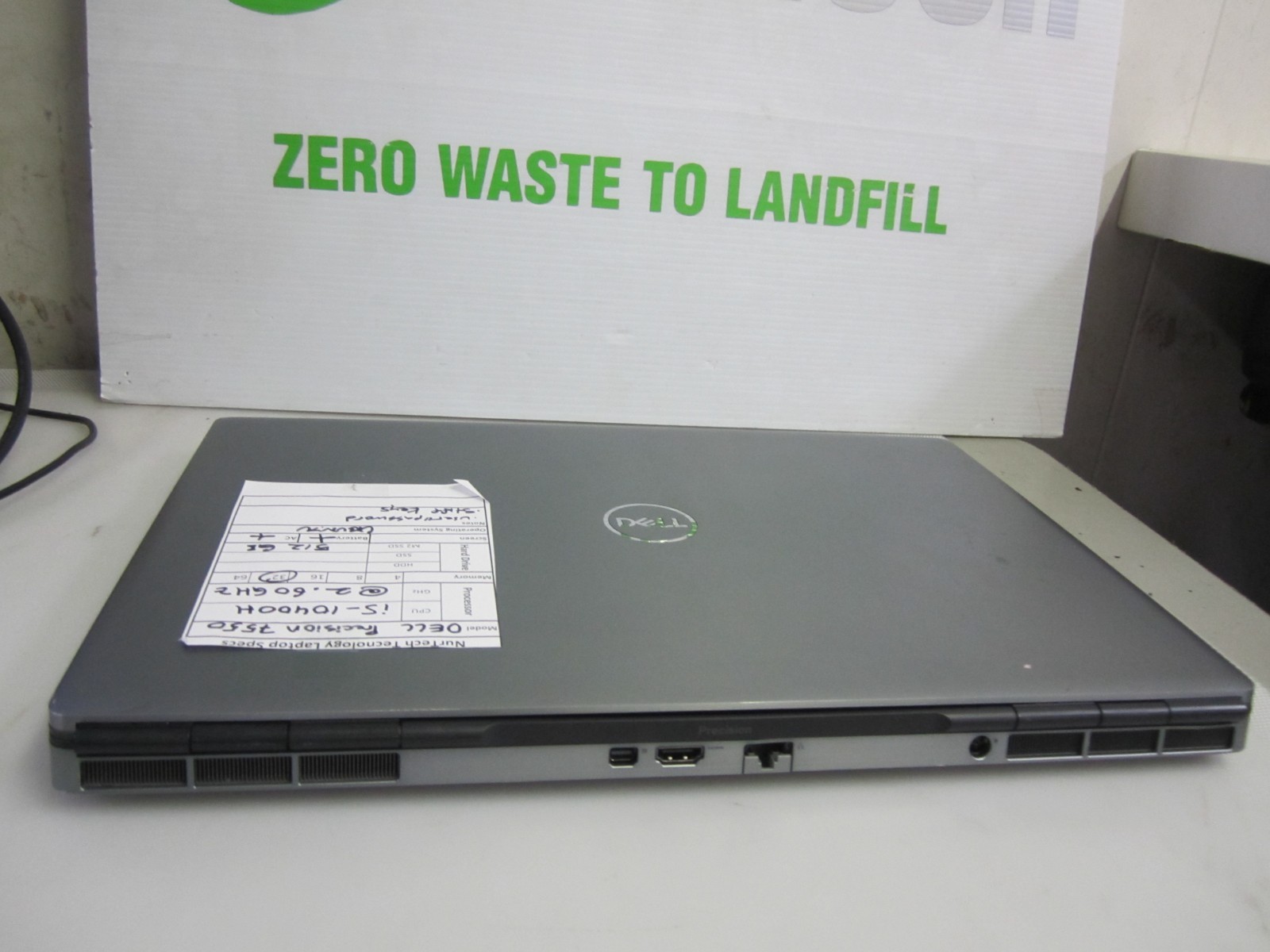Dell Precision 7750 i5-10400H 2.60GHz 32GB 512GB M2SSD UBUNTU Laptop +AC READ