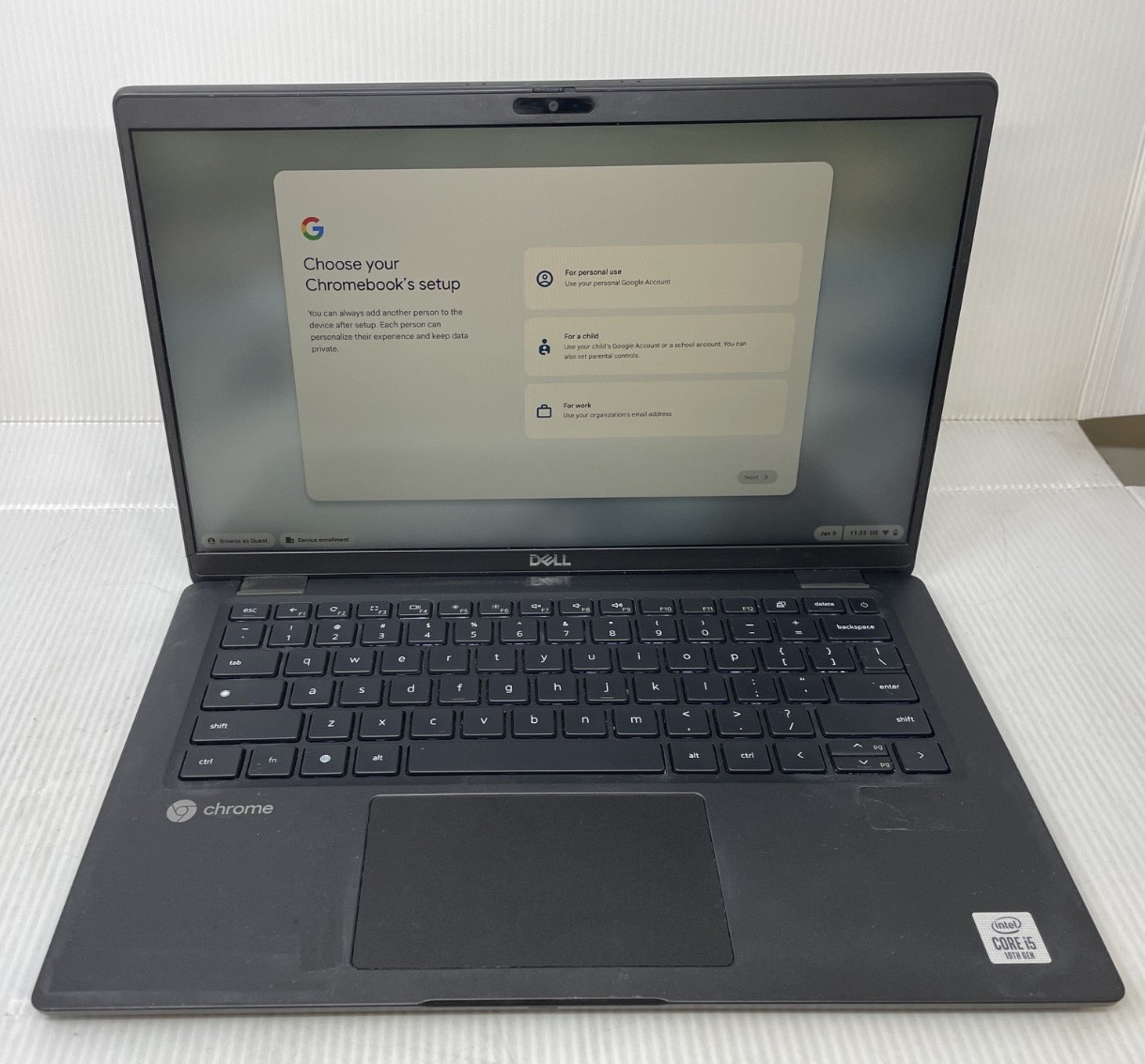 Dell latitude 7410 Chrome i5-10310U 8GB 128GB ChromeBook 91% Batt Health JM8XL63