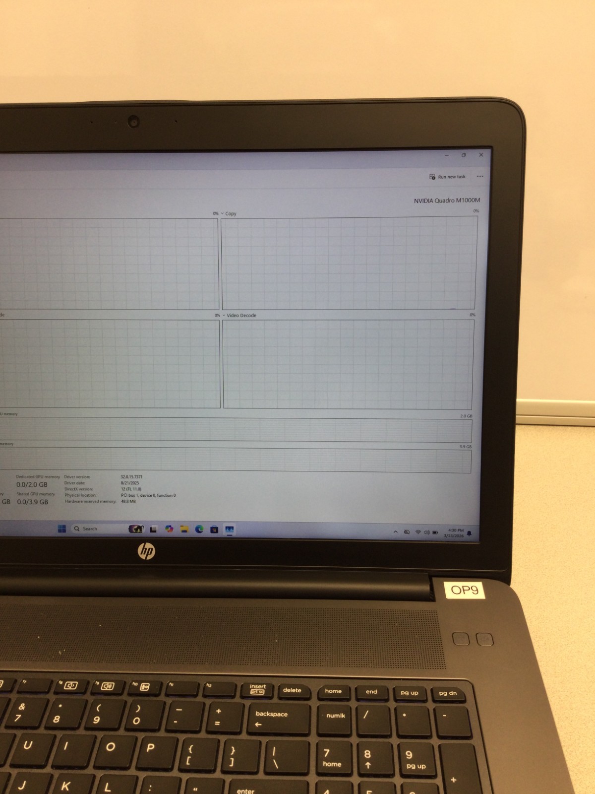 HP ZBook 17 G3 core i7 6th gen 2.60ghz 256GB SSD 8GB RAM 17.3” WIN 11 PRO