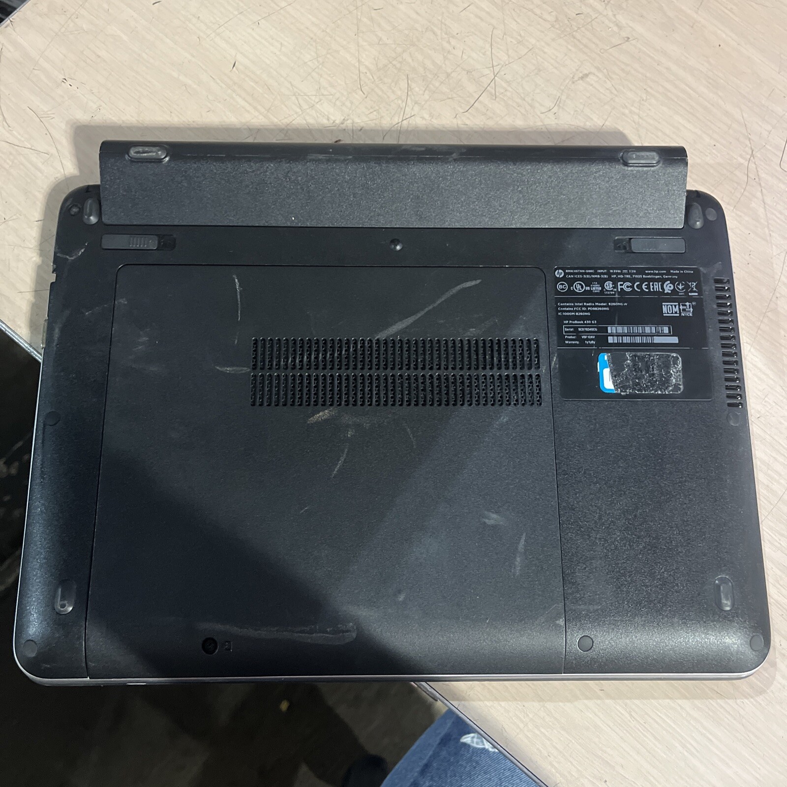 HP PROBOOK 430 G3 INTEL CORE I5-6300U 2.40GHZ 8GB RAM NO HD