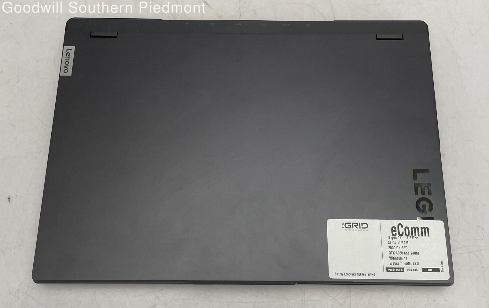Lenovo Legion Pro 7-16IRX8H 240Hz Intel i9-13900HX 32GB RAM 2TB SSD RTX 4080