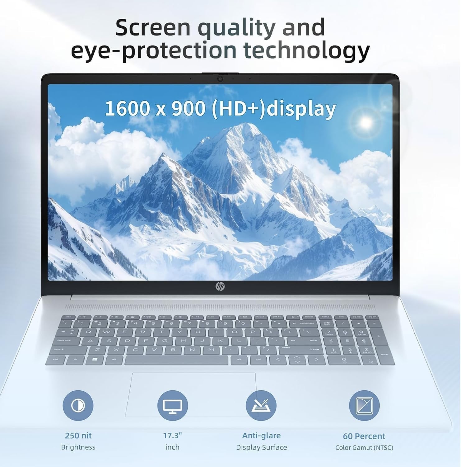 HP 17.3″ HD Laptop Intel Core i3-1125G4 8GB Memory 256GB SSD 17-cn0003dx