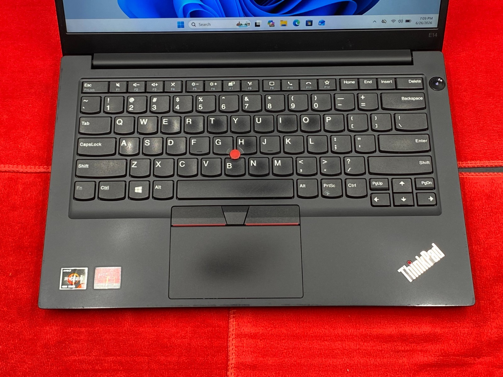 LENOVO THINKPAD E14 GEN 2 AMD RYZEN 5 4500U 8GB RAM 256GB SSD WIN 11 BATTERY 80%