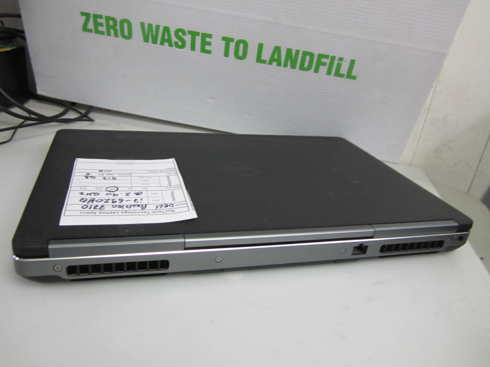 Dell Precision 7710 i7-6920HQ 2.90GHz 512GB M2SSD 16GB, LAPTOP + AC NO BTRY/OS