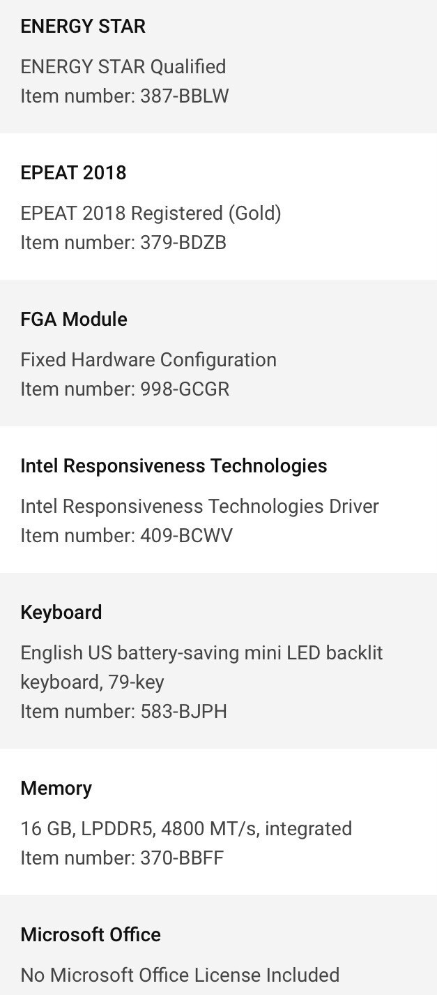 Dell Latitude 7640 BTX