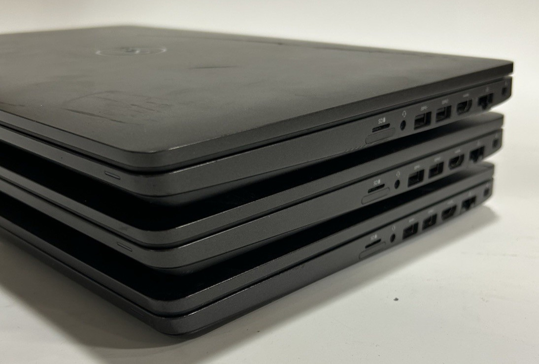 LOT OF 3 Dell Latitude 5500 Intel i3-8145u @2.1GHZ – 8GB RAM – 128GB SSD – W11P