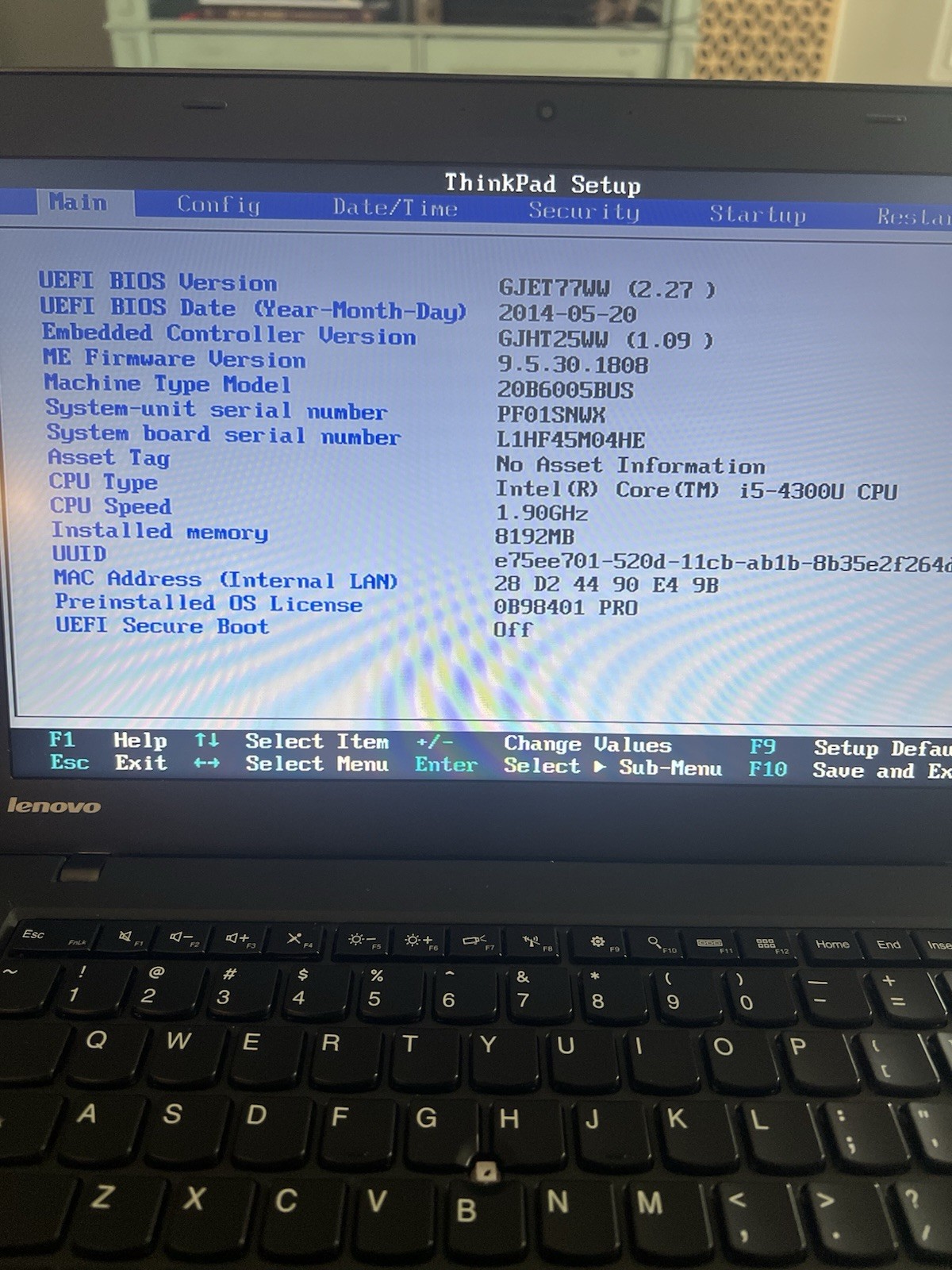 Lenovo Thinkpad T440 14″ Laptop Intel i5-4300U 1.9GHz Dual Core 8GB