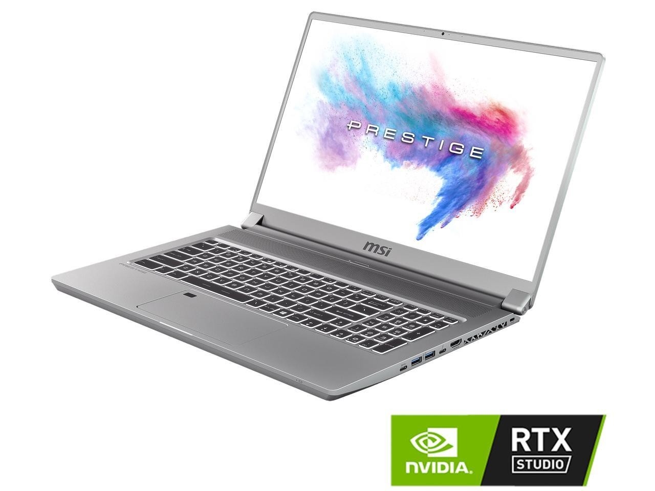 MSI P75 Creator-894 17.3″ 4K/UHD Laptop Intel Core i9 9th Gen 9880H (2.30 GHz) 3