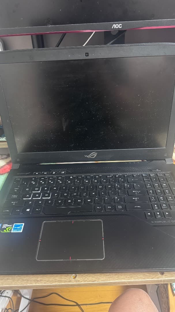 ASUS ROG Strix GL503GE 15.6″ FHD 120Hz Intel i7-8750H GTX 1050 Ti Gaming Junk