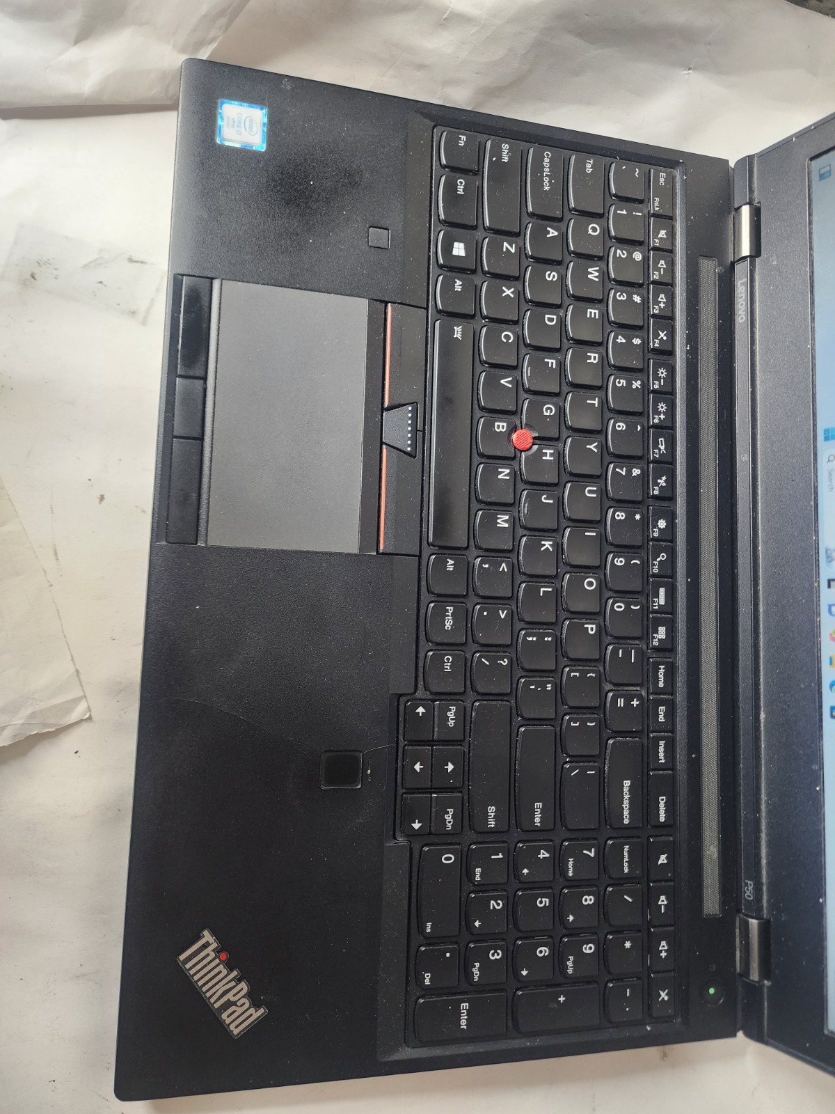 Lenovo ThinkPad P50 i7-6700HQ 2.60GHz 32GB Ram 1tb Nvme Ssd NVidia M1000M Laptop