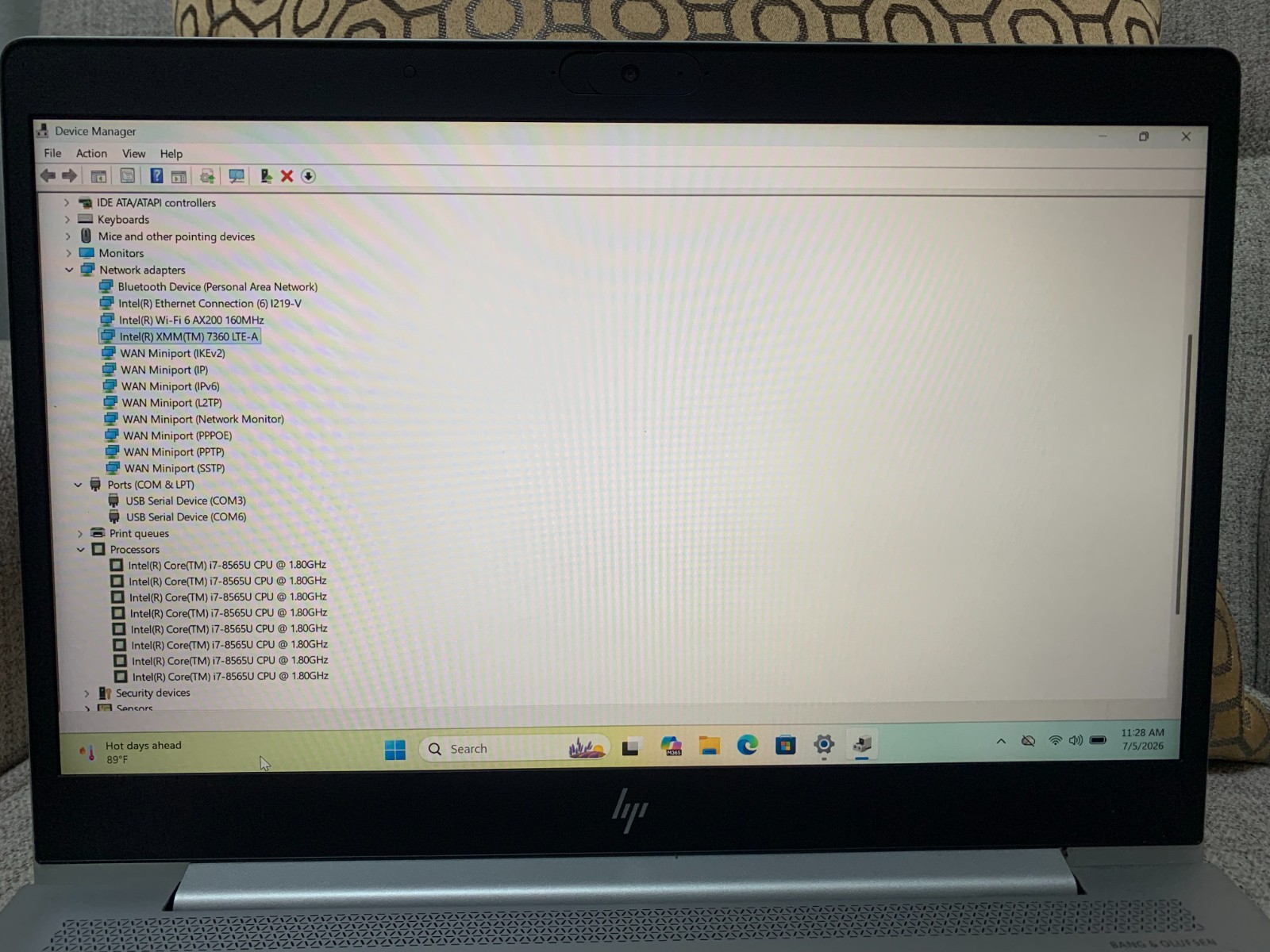 HP EliteBook 840 G6 14-inch Notebook 4G LTE i7-8565U 16GB RAM 250GB SSD