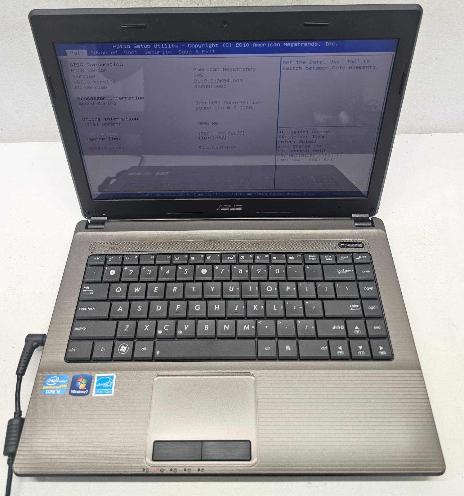 Asus X44H-BD2GS 14″ Laptop Intel Core i3-2330M 4GB Ram NO HD/OS (FL)