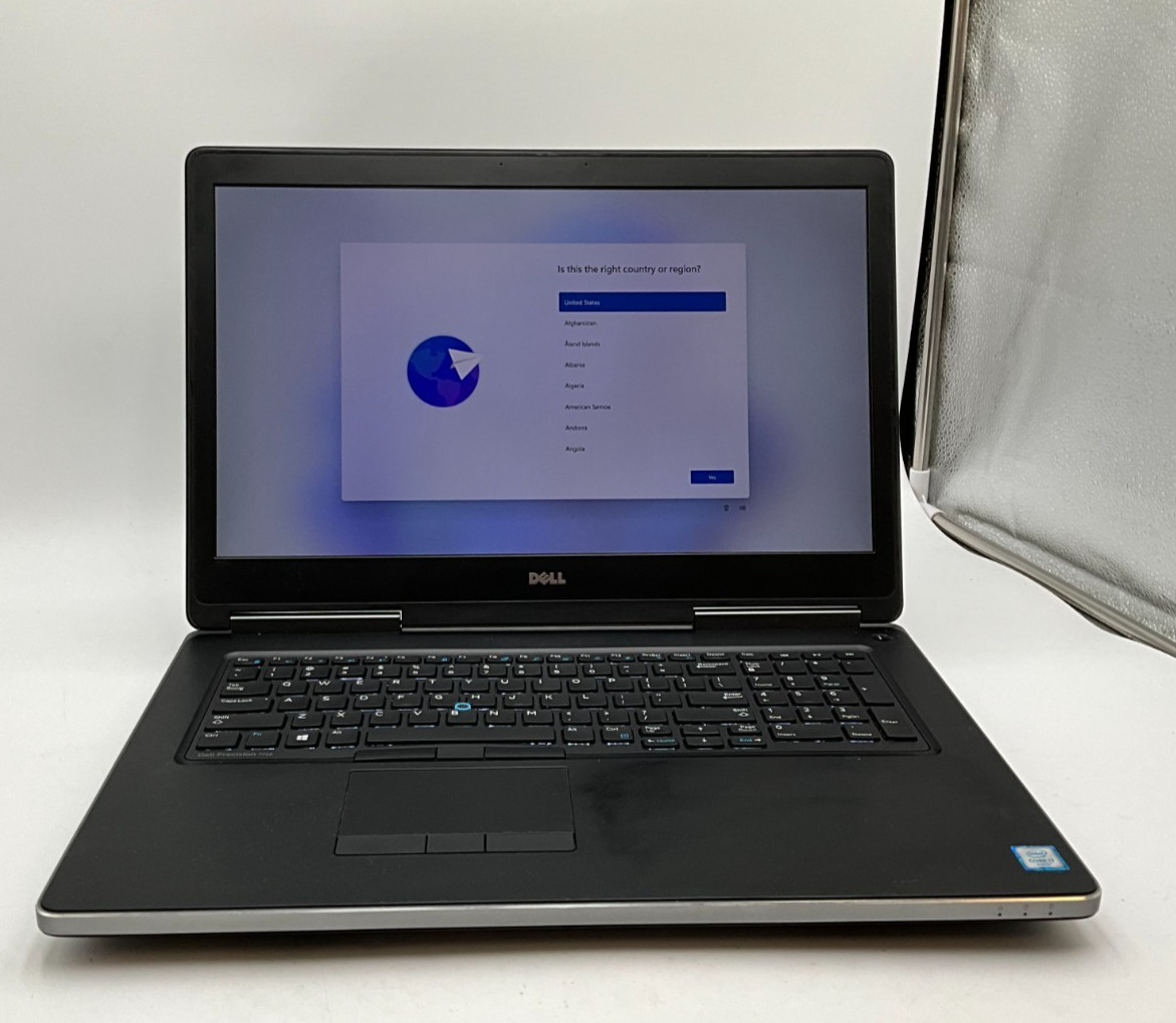 DELL Precision 7710 17.3″ i7-6820HQ 64gb 1tb/512gb M5000M Win11 Laptop 33XPSF2