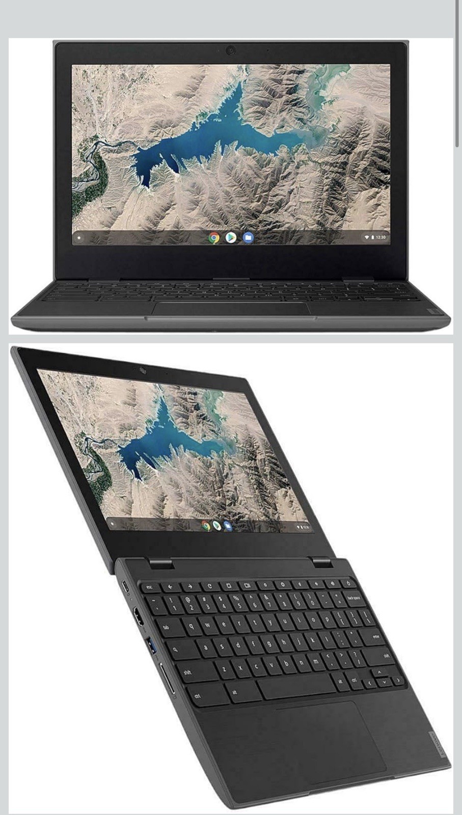 Lenovo 11.6″ Chromebook Black, Wi-Fi, Webcam, USB-C, HDMI, USB 3.1, Chrome OS