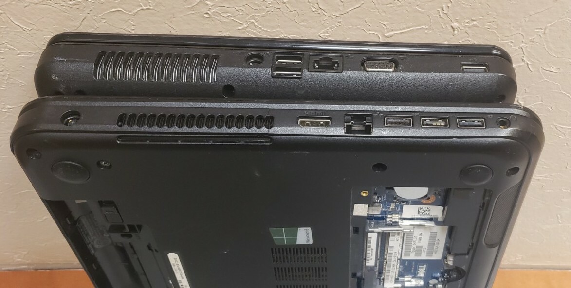 Lot of 2 DELL Inspiron 3521 /M5030 Intel Core i3/AMD 0GB RAM 0GB HDD For PARTS