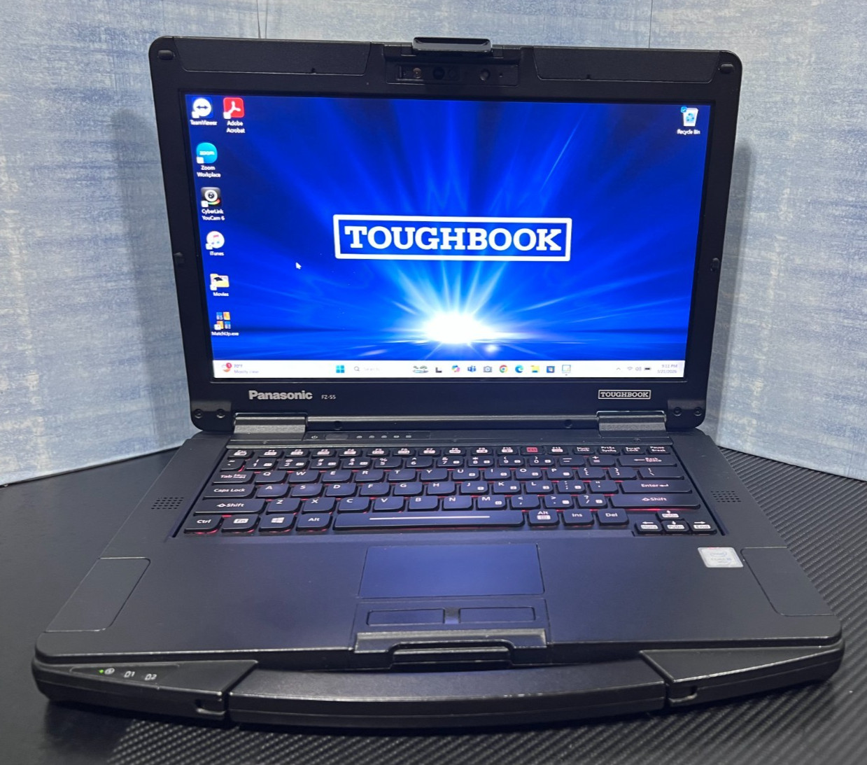 FZ-55C0601VM i5-8365U, 16GB Mem, 512GB SSD OPAL,HDMI, GPS,Touch, Win11 Pro 25H2