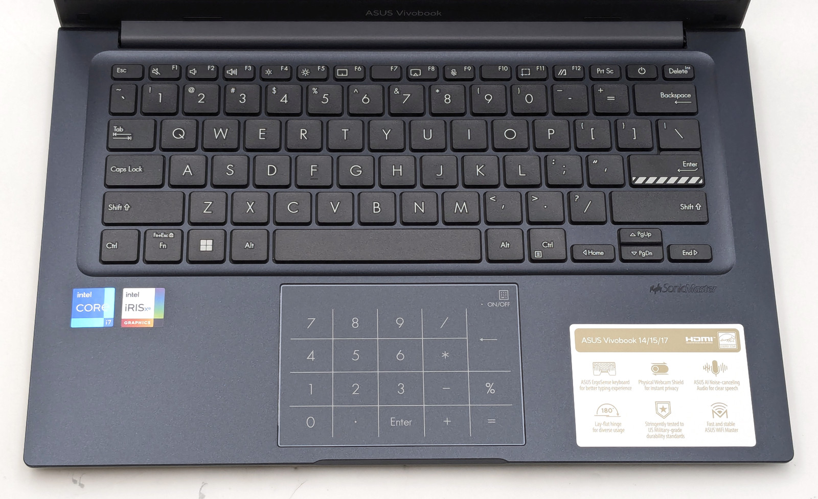 ASUS VivoBook X1404VA-I712512 14″ Intel Core i7-1355U 12GB DDR4 512GB SSD Win 11