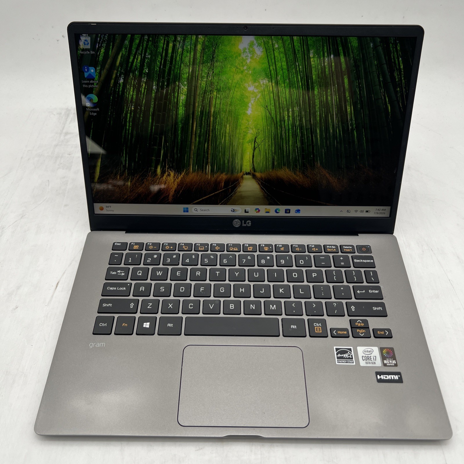 LG Electronics 14Z90N-U.AAS6U1 i7 1065G7 1.3GHz 16GB RAM 512GB SSD Win11H