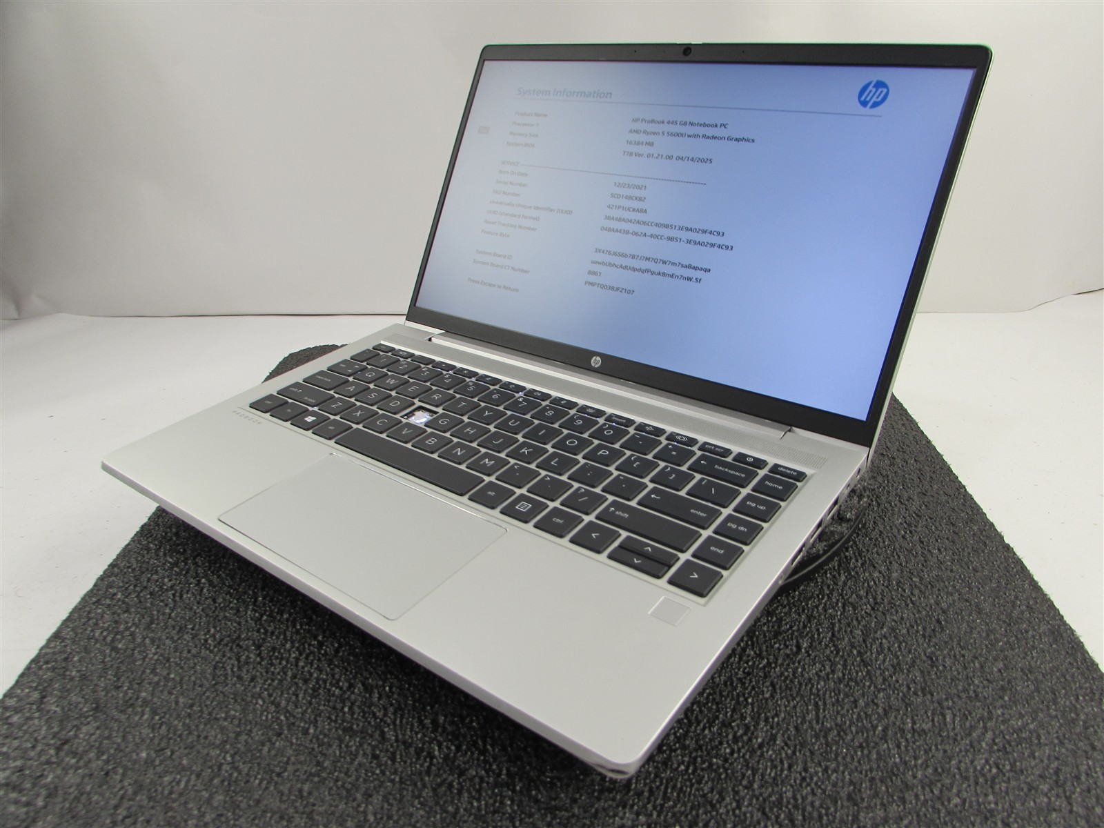 HP PROBOOK 445 (G8) FHD AMD RYZEN 5 5600U 512GB SSD 16GB RAM AMD GPU WIN 11 PRO