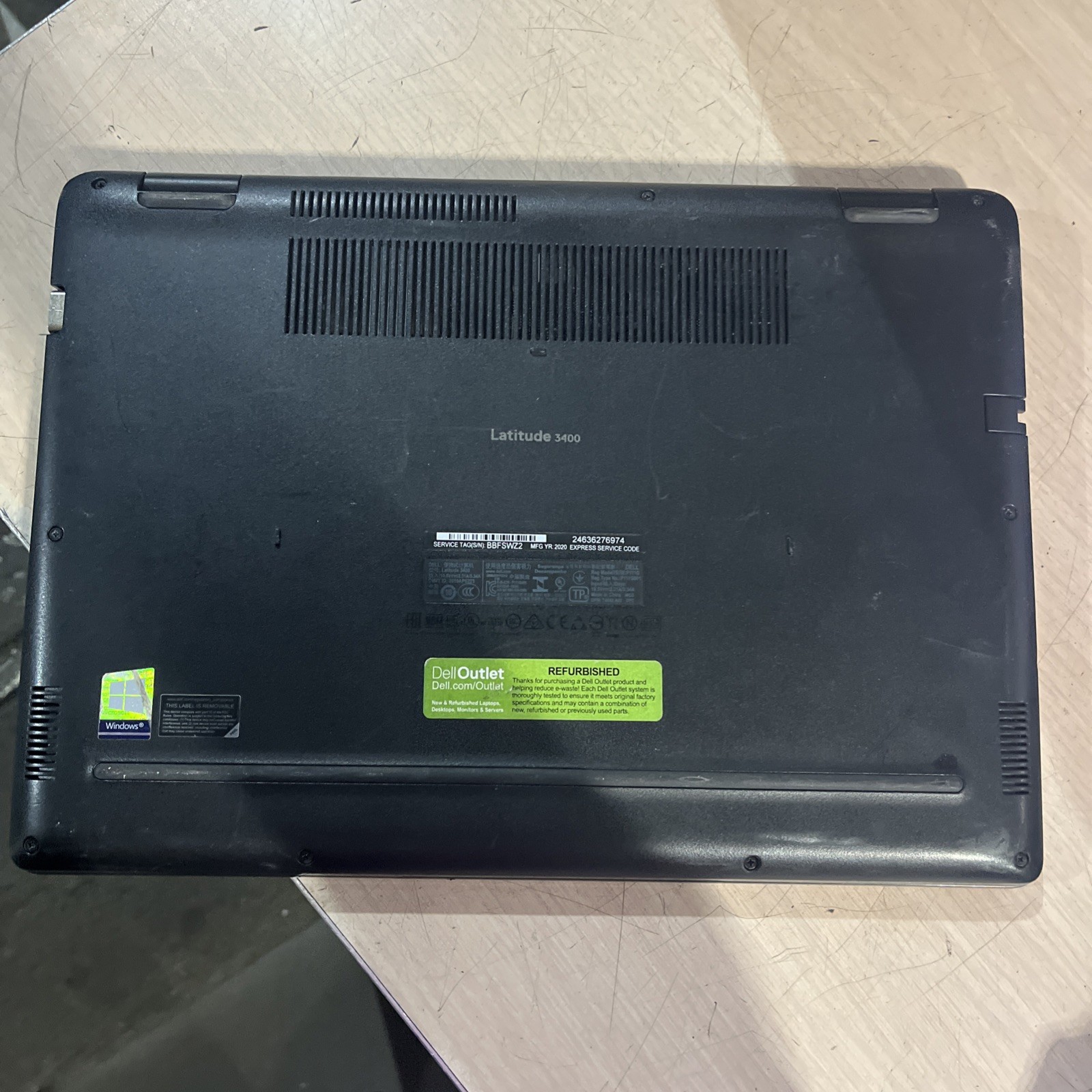 DELL LATITUDE 3400 INTEL CORE I5 8TH GEN 8GB RAM NO HD