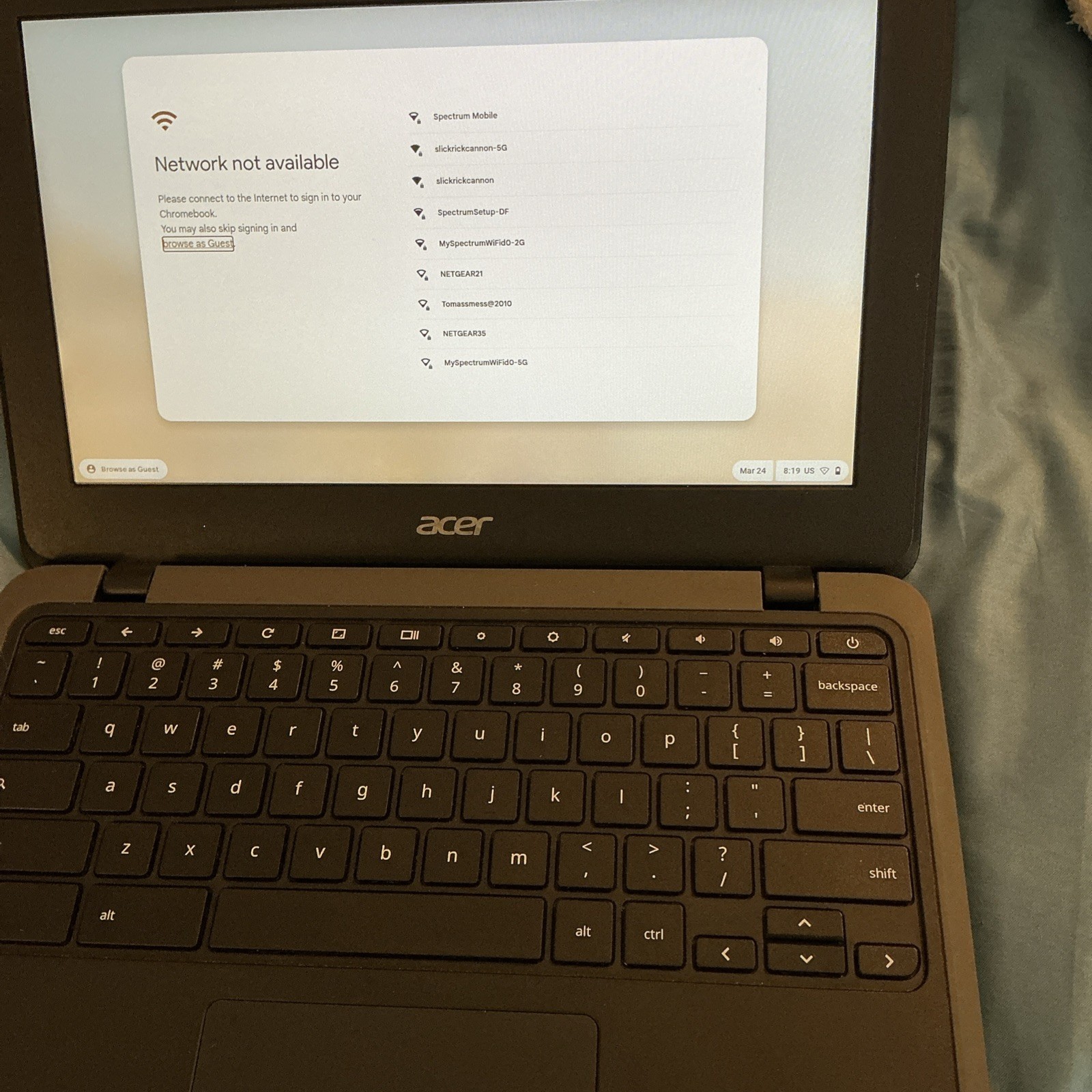 Acer C733 Series 2020, 4GB RAM, 32GB Storage, Model N18Q5, Black, 1.10 GHZ 11.6