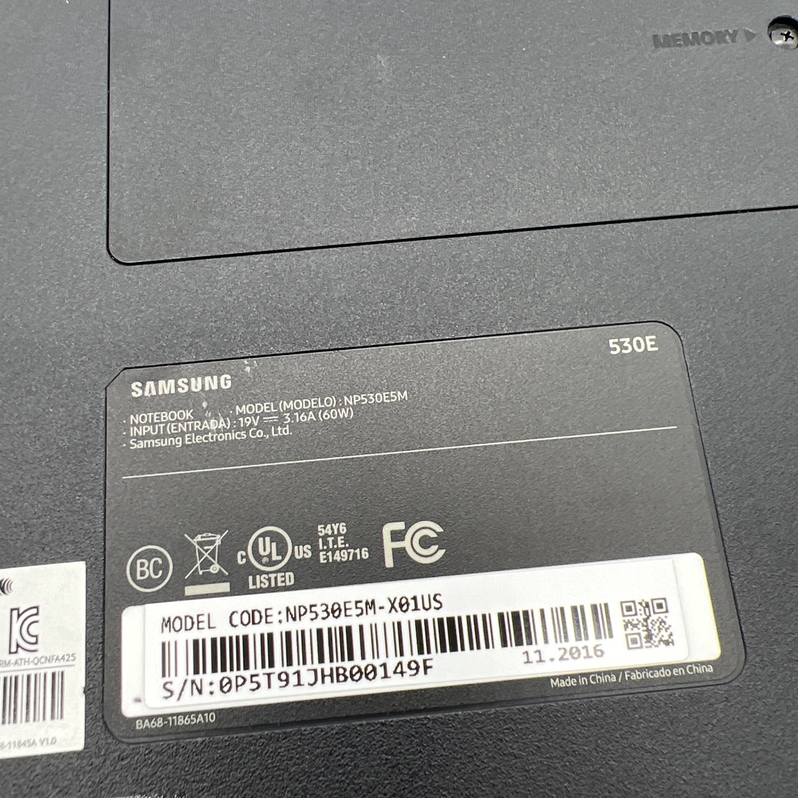 Samsung NP530E5M Laptop Intel i5-7200U 8GB RAM 500GB HDD NVIDIA 920MX Fast Ship
