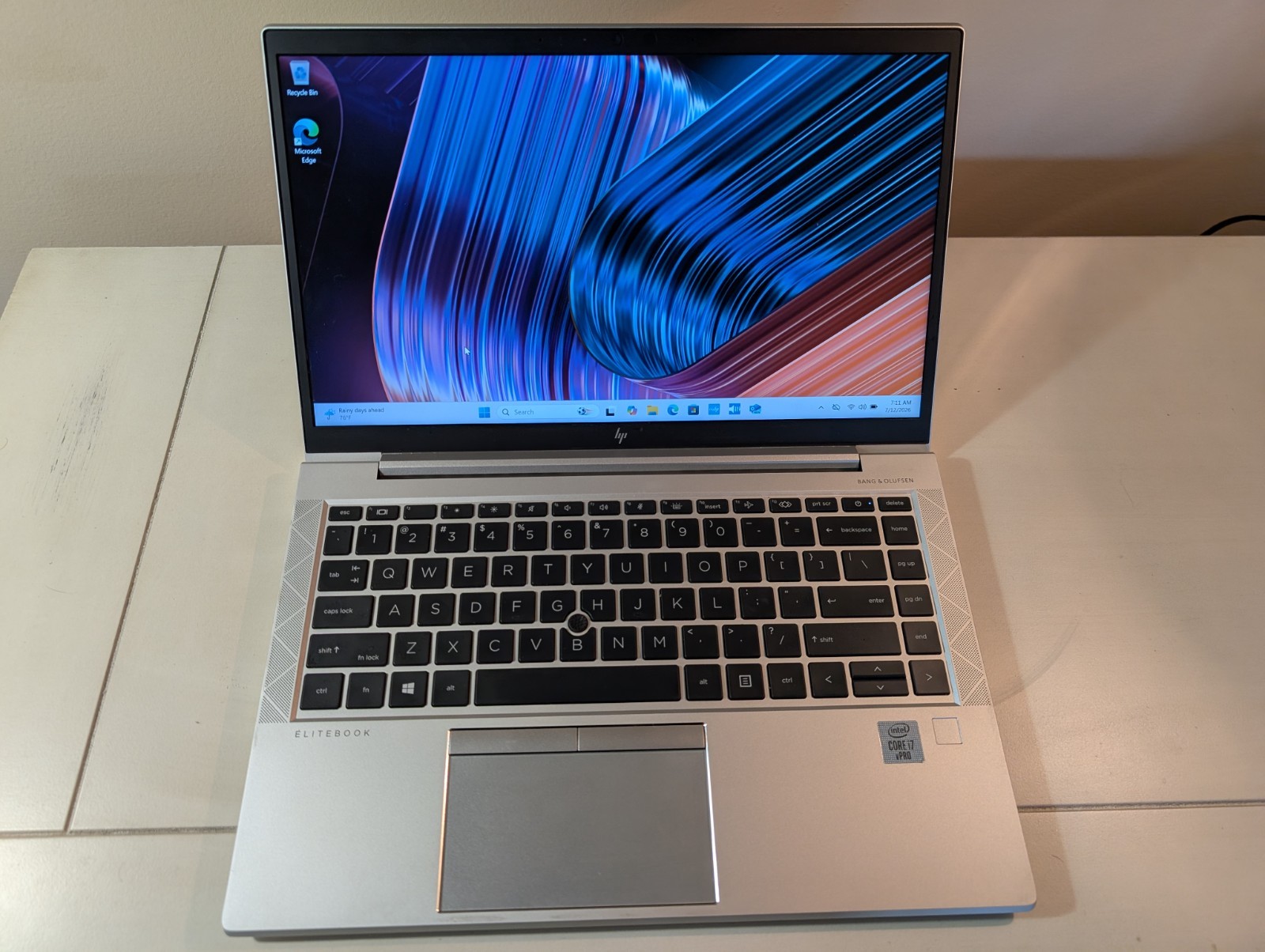 HP Elitebook 840 G7 i7 Intel 16GB 256GB SSD Touchscreen Excellent Condition