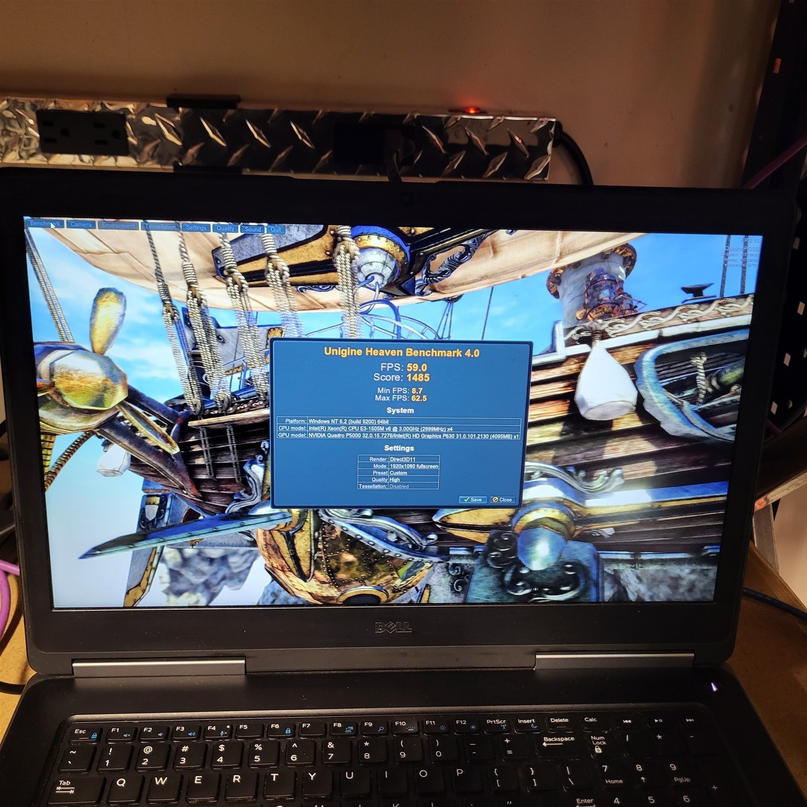 Scratched LCD Dell Precision 7720 Xeon E3-1505M v6 3GHz 32GB 256GB Quadro P5000