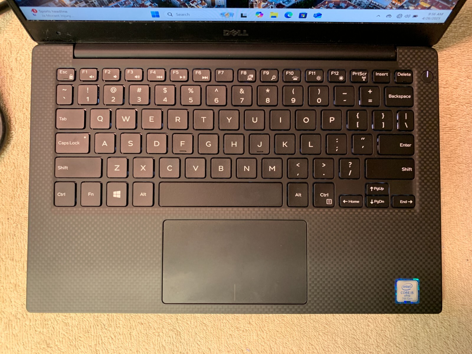 Dell XPS 9360, i5 7300u, 8 GB – 256 GB M2 NVMe SSD Windows 11 Pro # D82R5H2