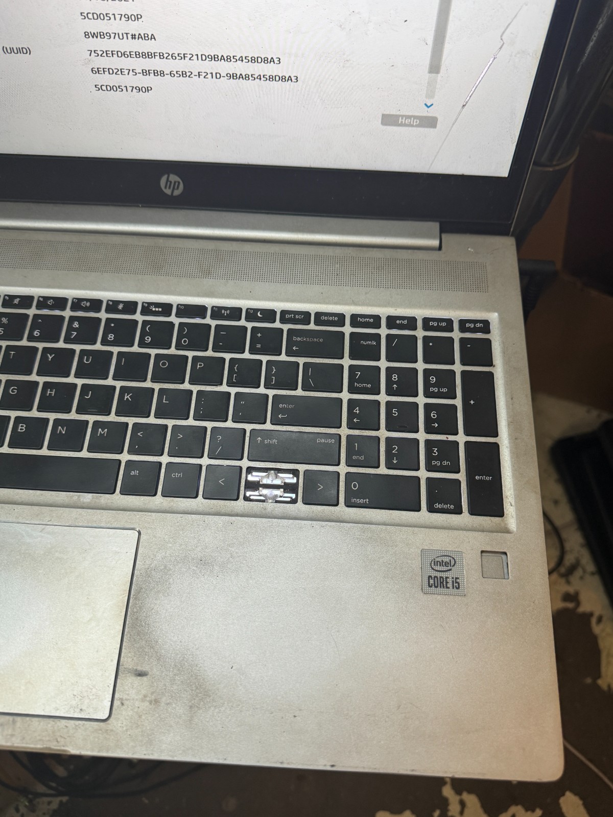 HP ProBook 450 G7 Core i5-10210U, 8GB RAM Laptop for Repair #5576