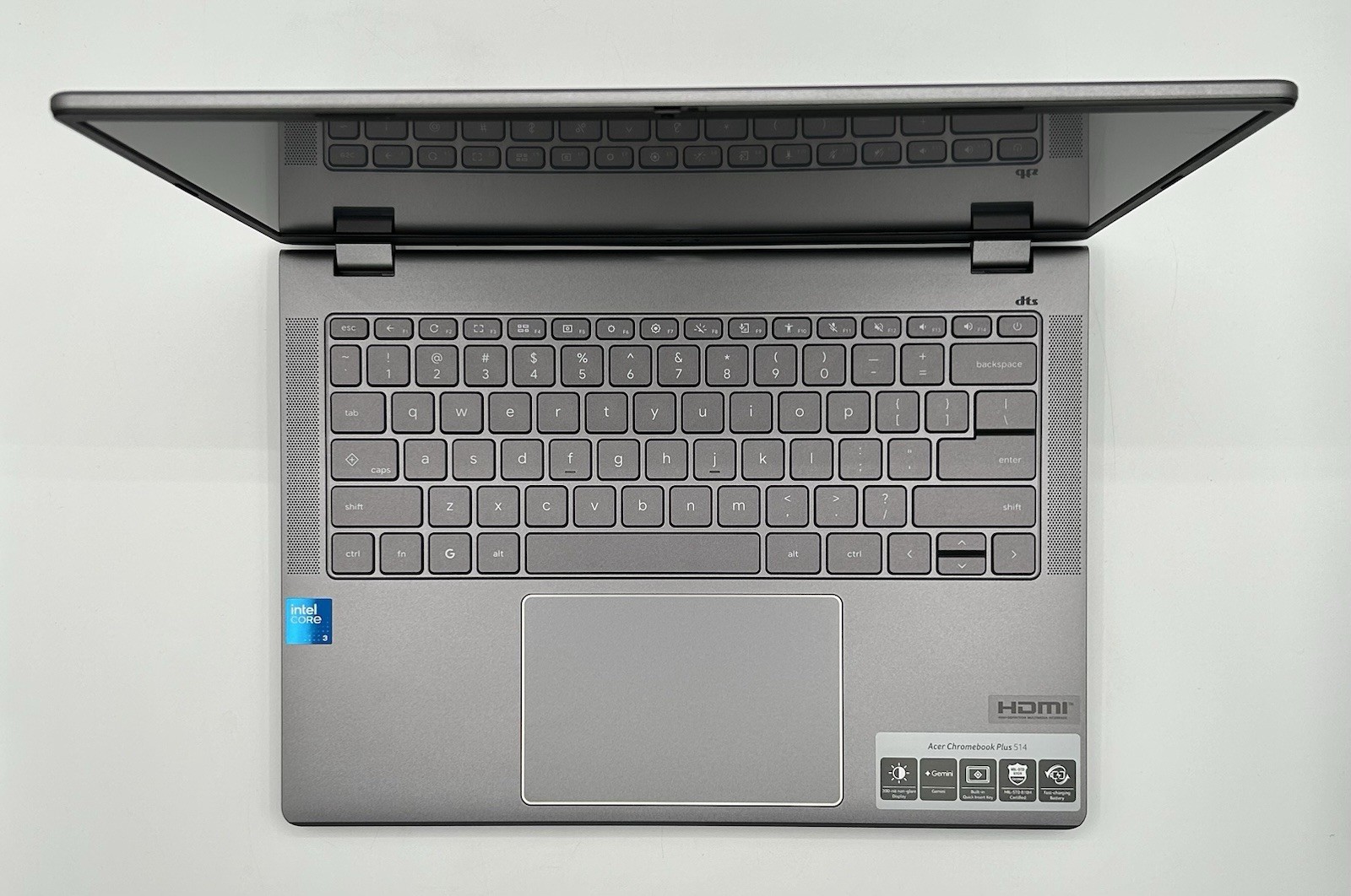Acer Chromebook Plus 514 14″ Touch Core 3 N355 8GB 512GB SSD Gray-USED