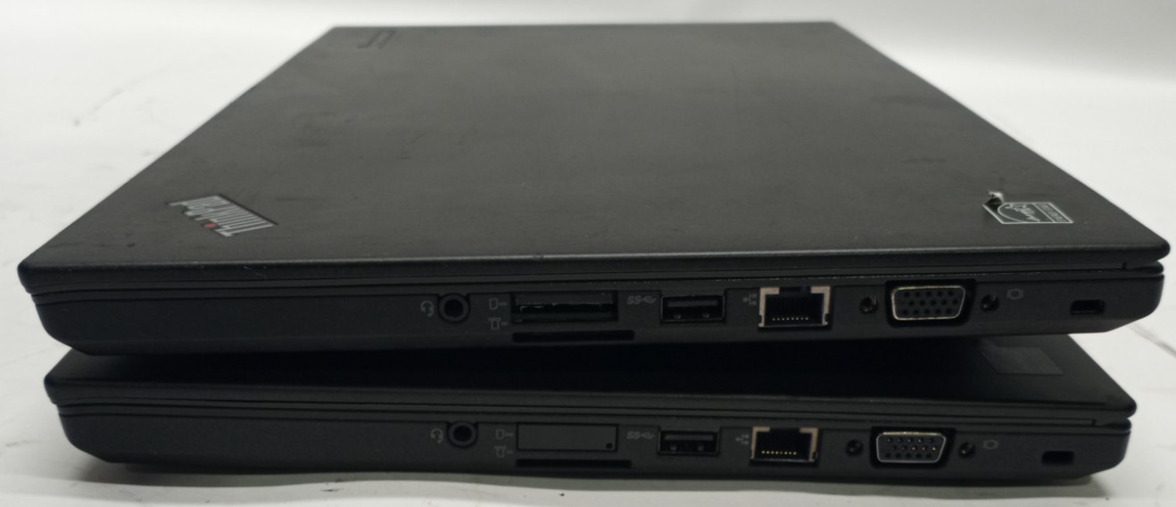 Lot of 2 Lenovo ThinkPad T450 i7-5600u VPro@2.60GHz 8GB RAM No HDD/OS MC692*!