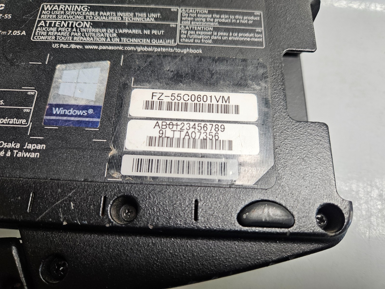 Panasonic Toughbook FZ-55 Intel Core i5-8365U 8GB RAM -BOOT TO BIOS AS IS