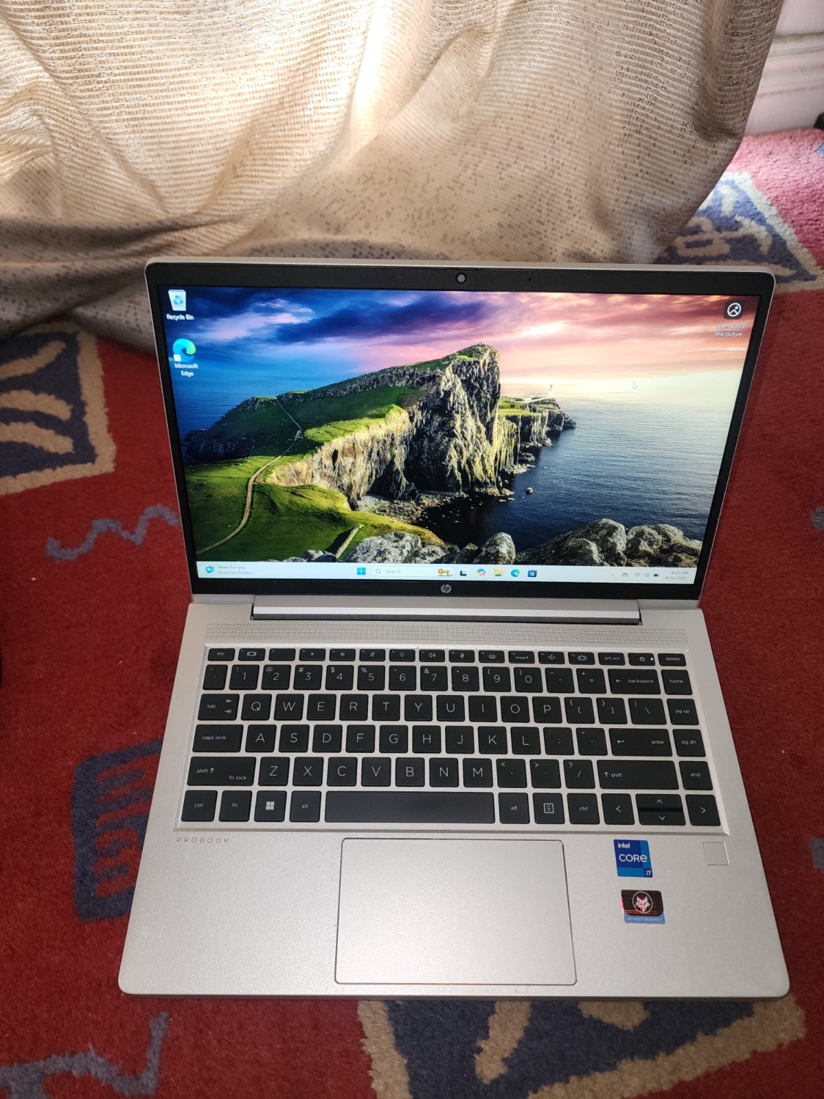 HP ProBook 440 G9 14″ 512GB SSD, Intel Core i7 12th Gen 16gb Ram WIN11PRO W/CHGR